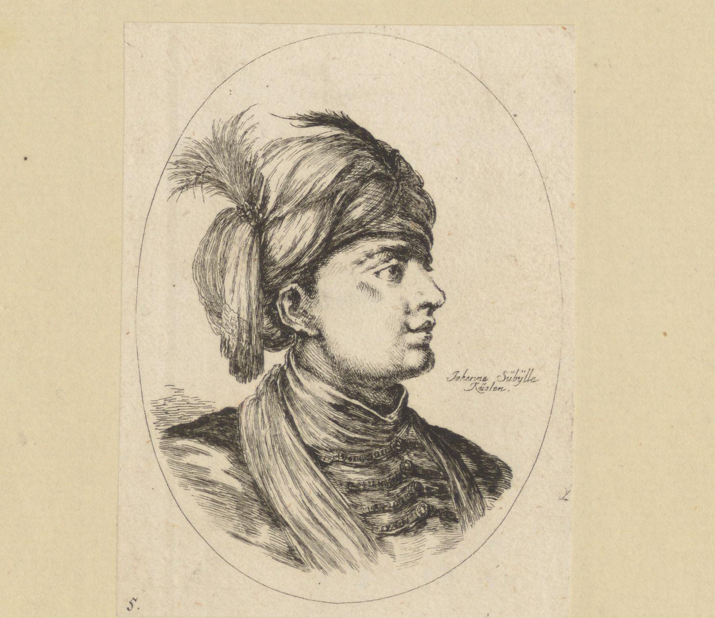 Portret van een onbekende man