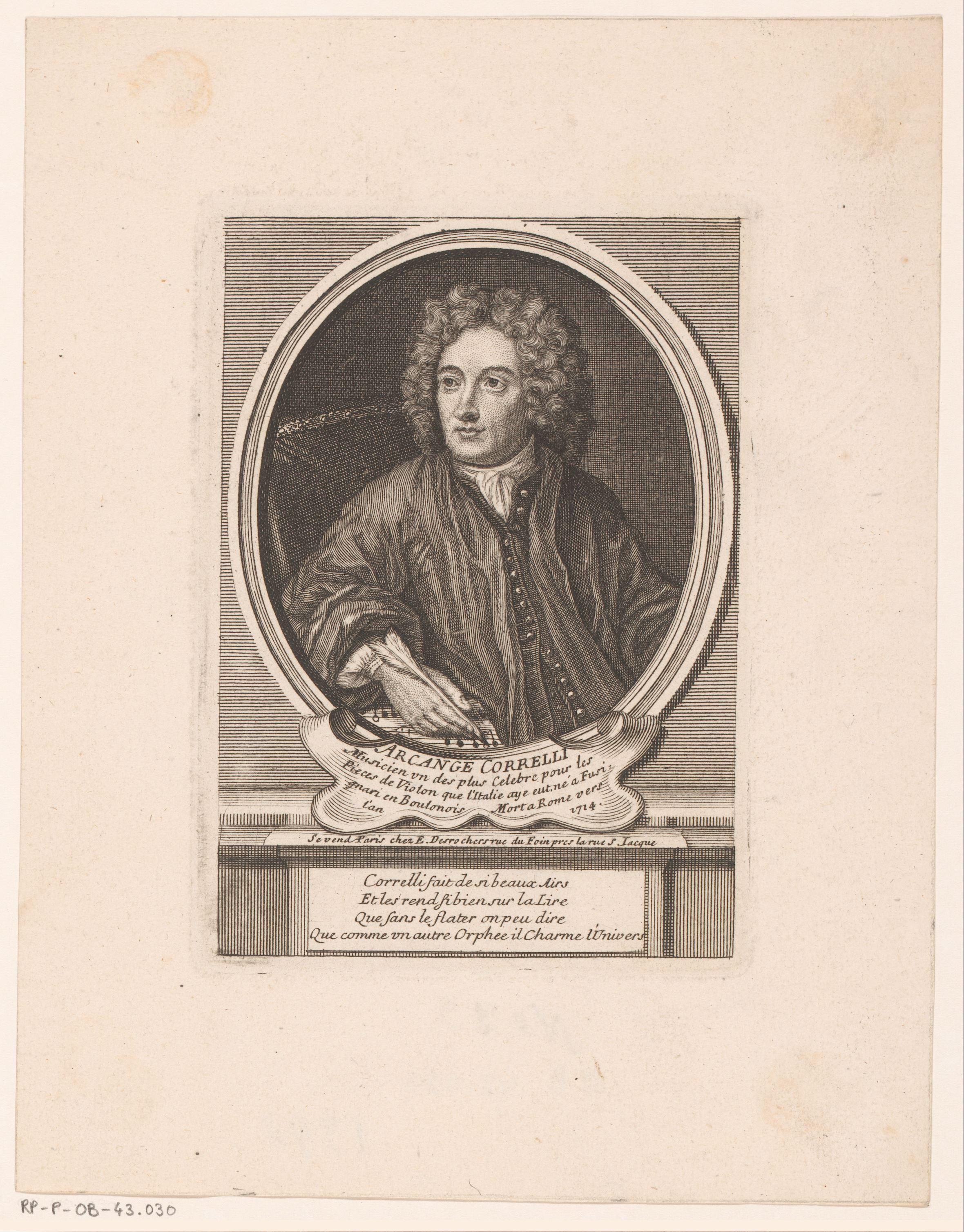 Portret van Arcangelo Corelli