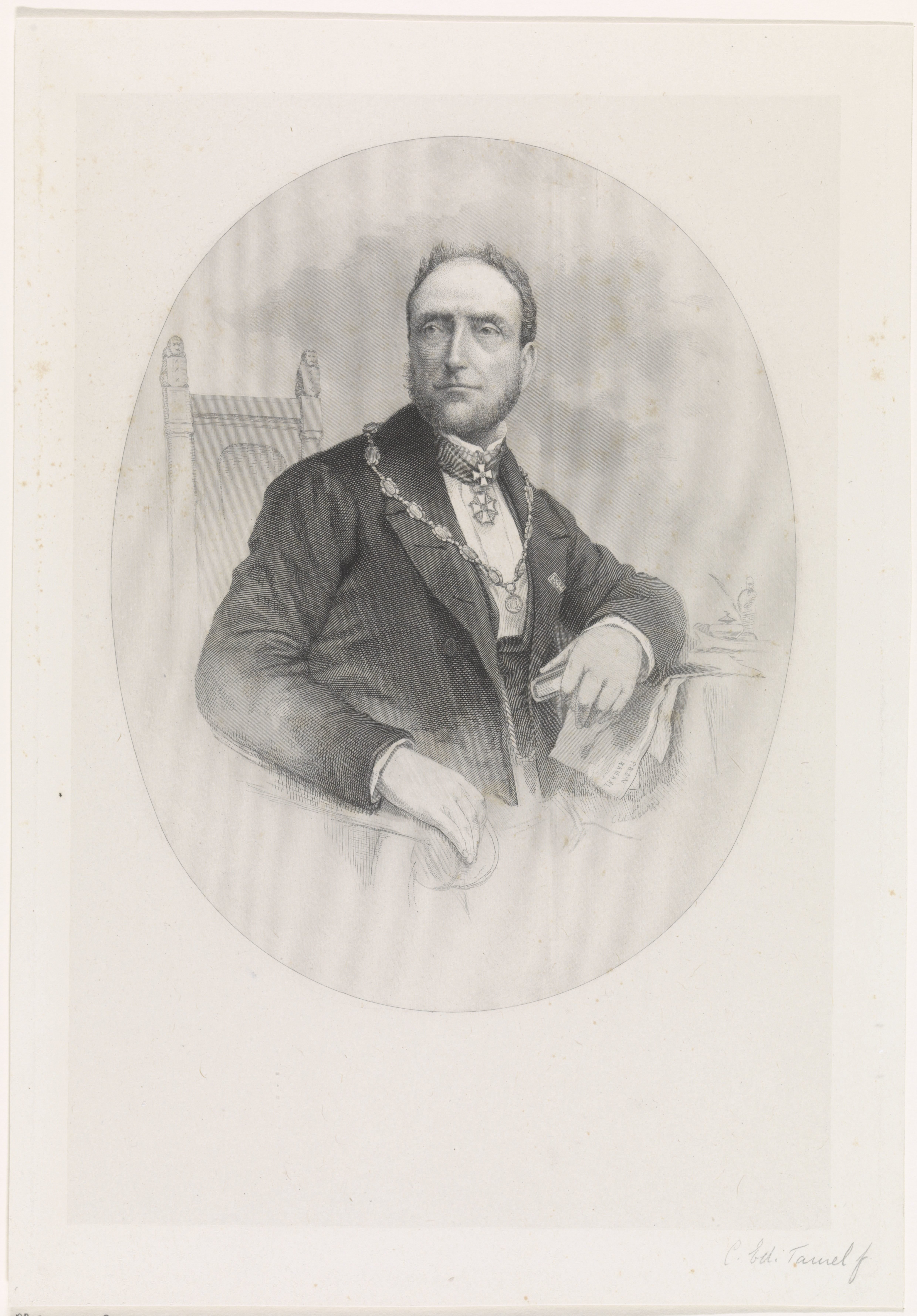 Portret van Jan Messchert van Vollenhoven