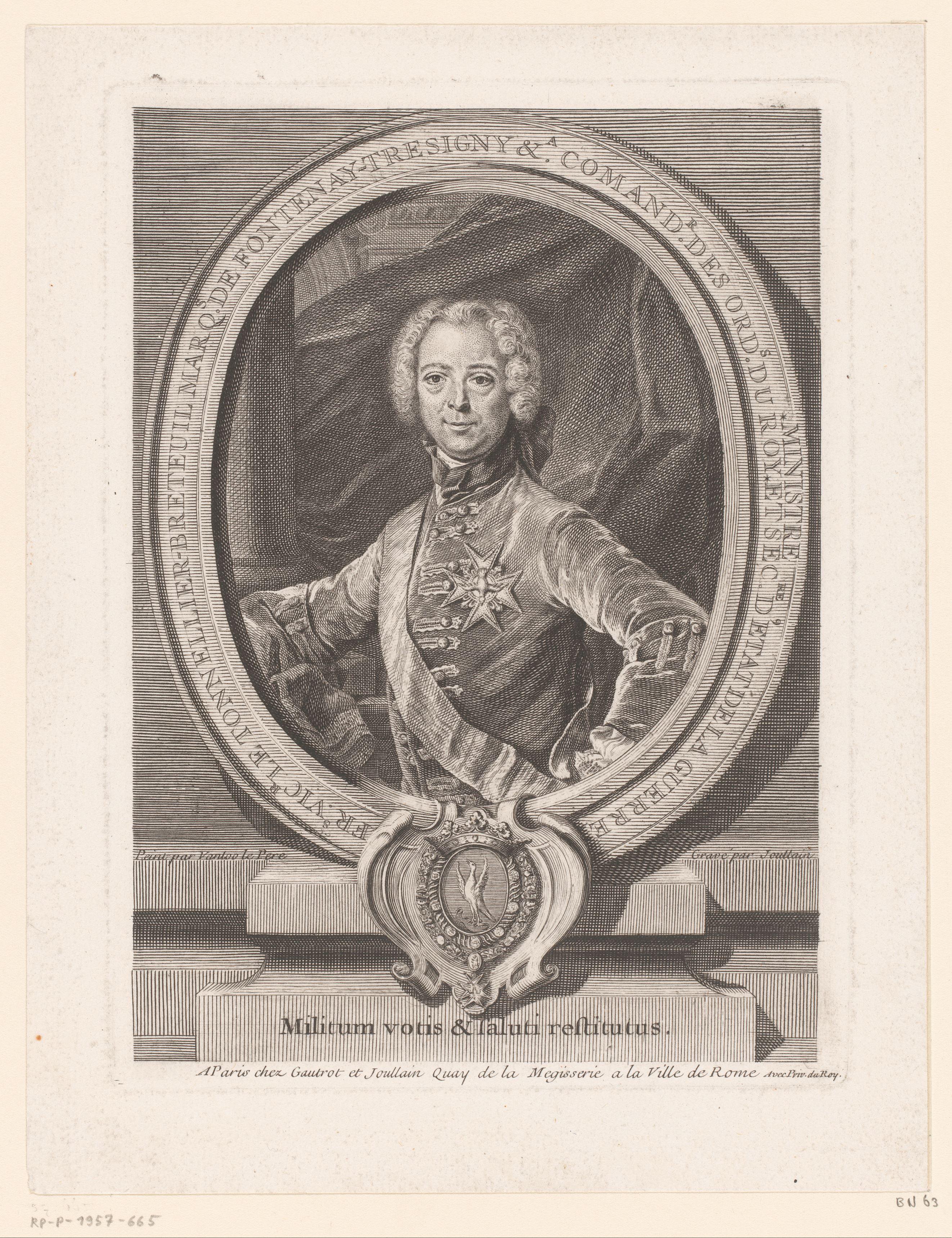 Portret van François-Victor Le Tonnelier de Breteuil