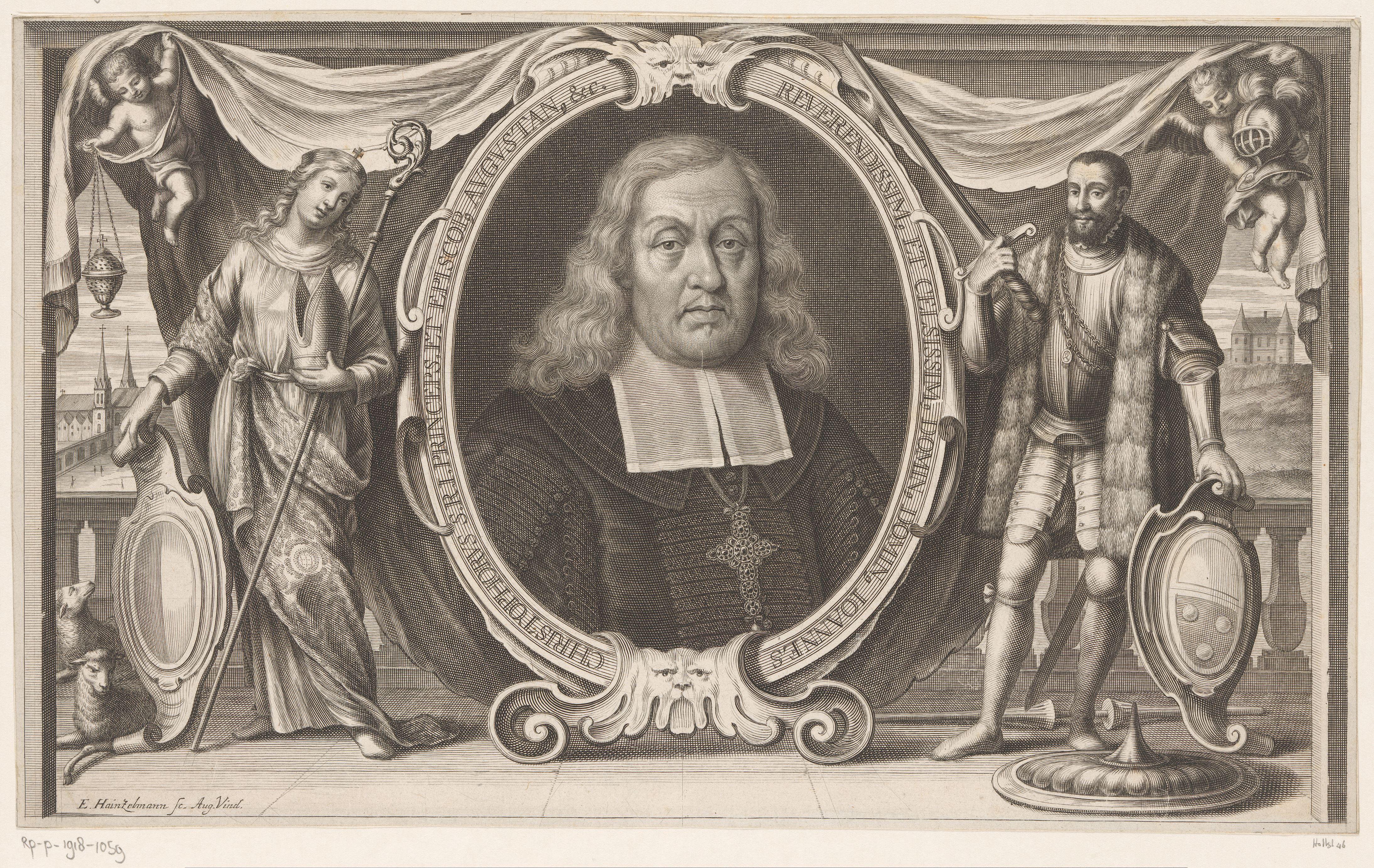 Portret van Johann Christoph Adelmann von Adelmannsfelden