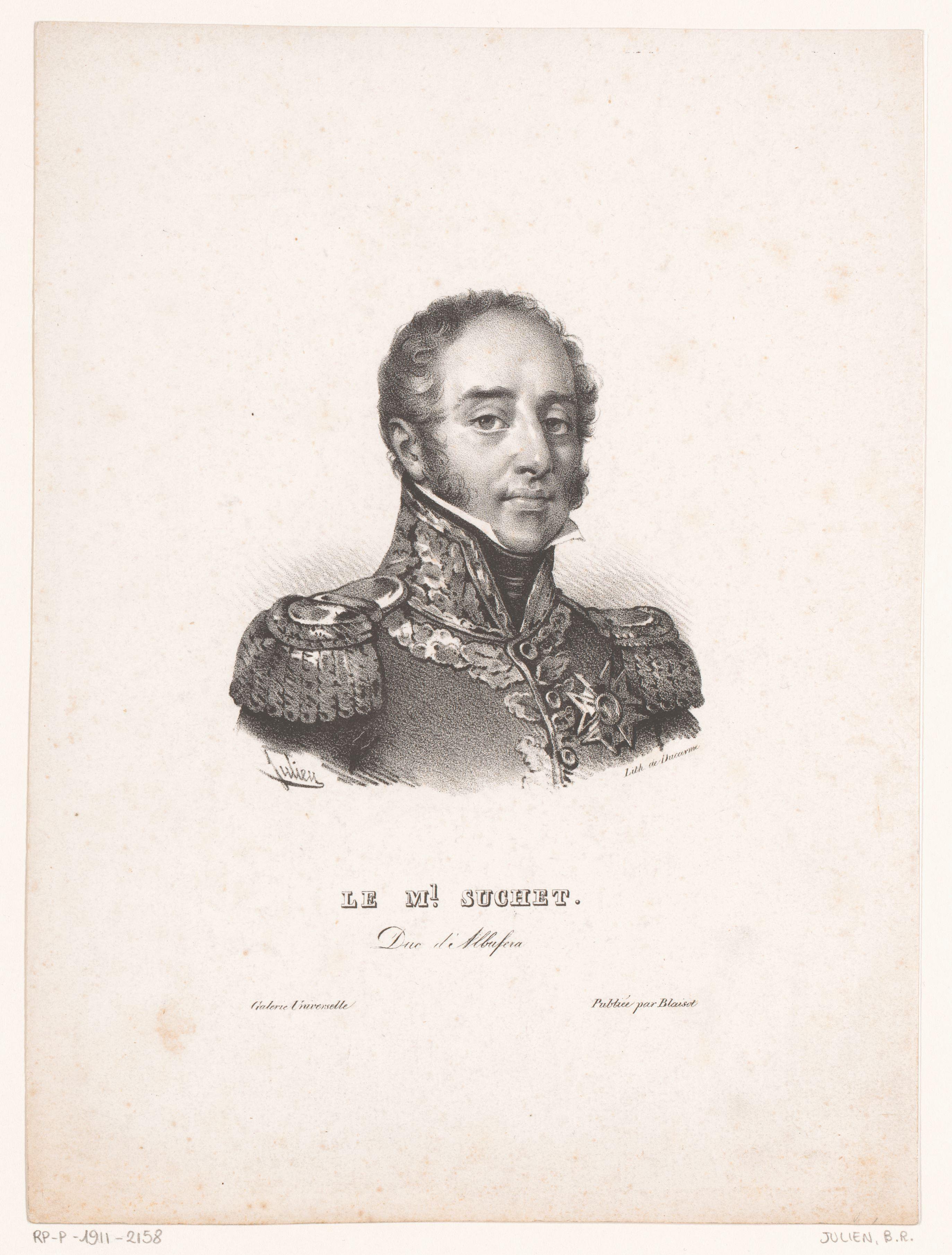 Portret van Louis-Gabriel Suchet