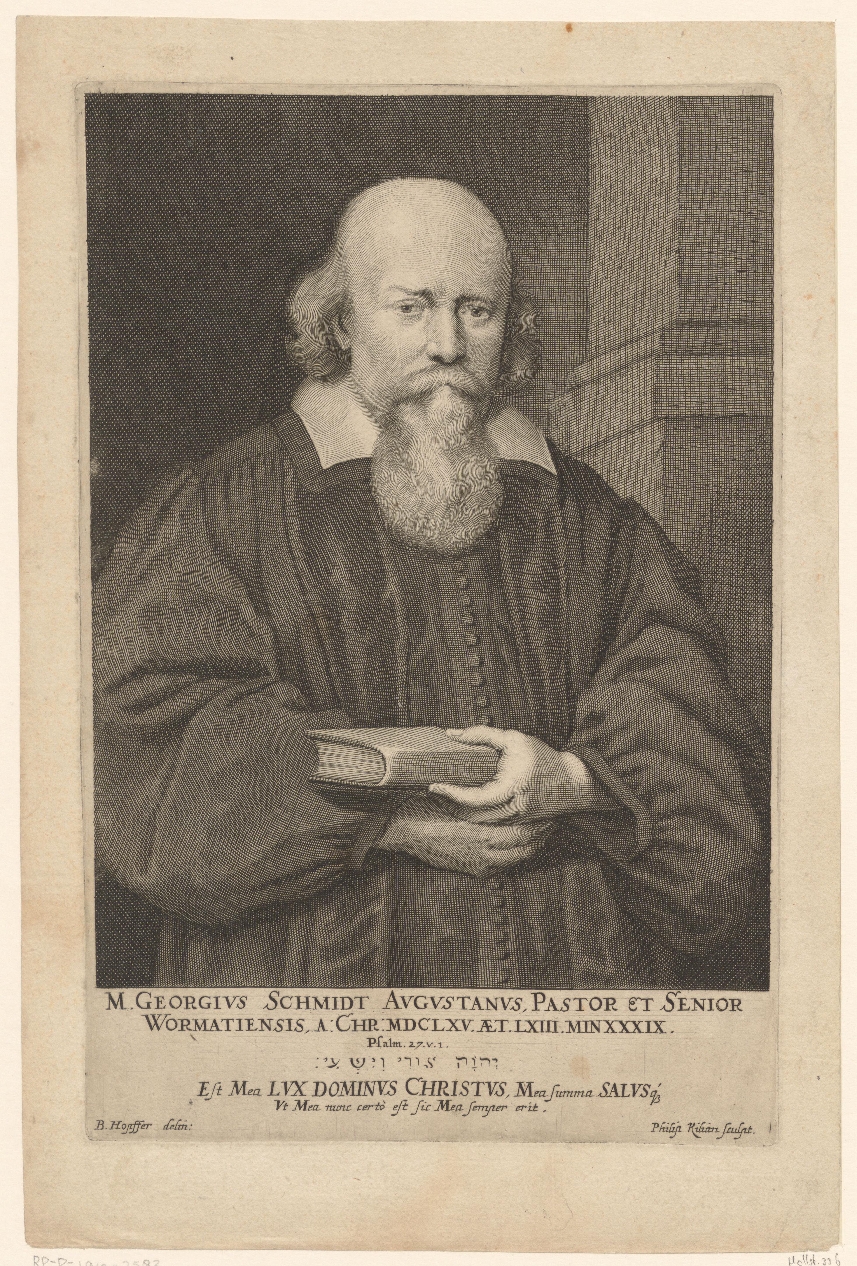 Portret van Georg Schmidt