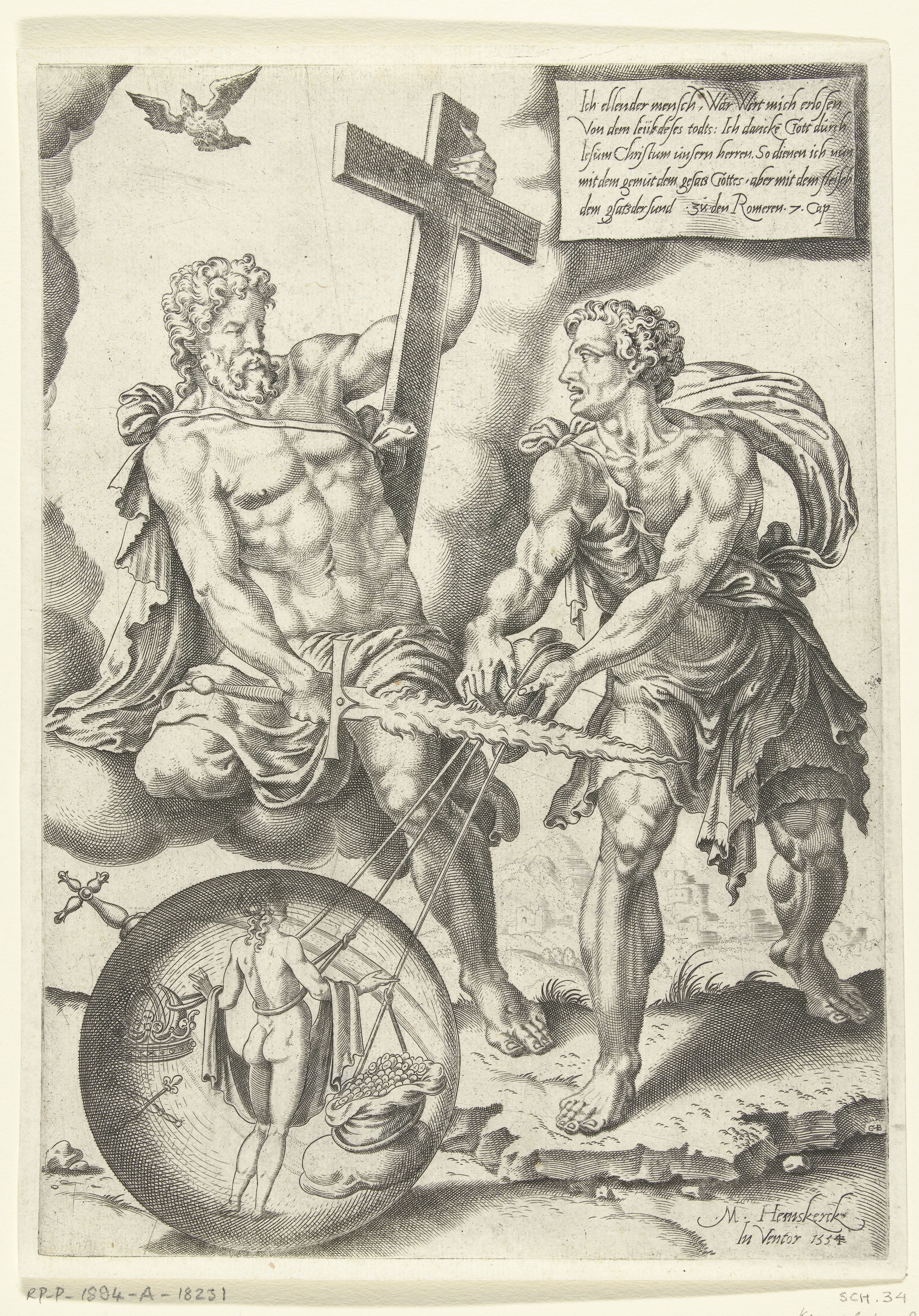 Christus redt de mens voor de zonde