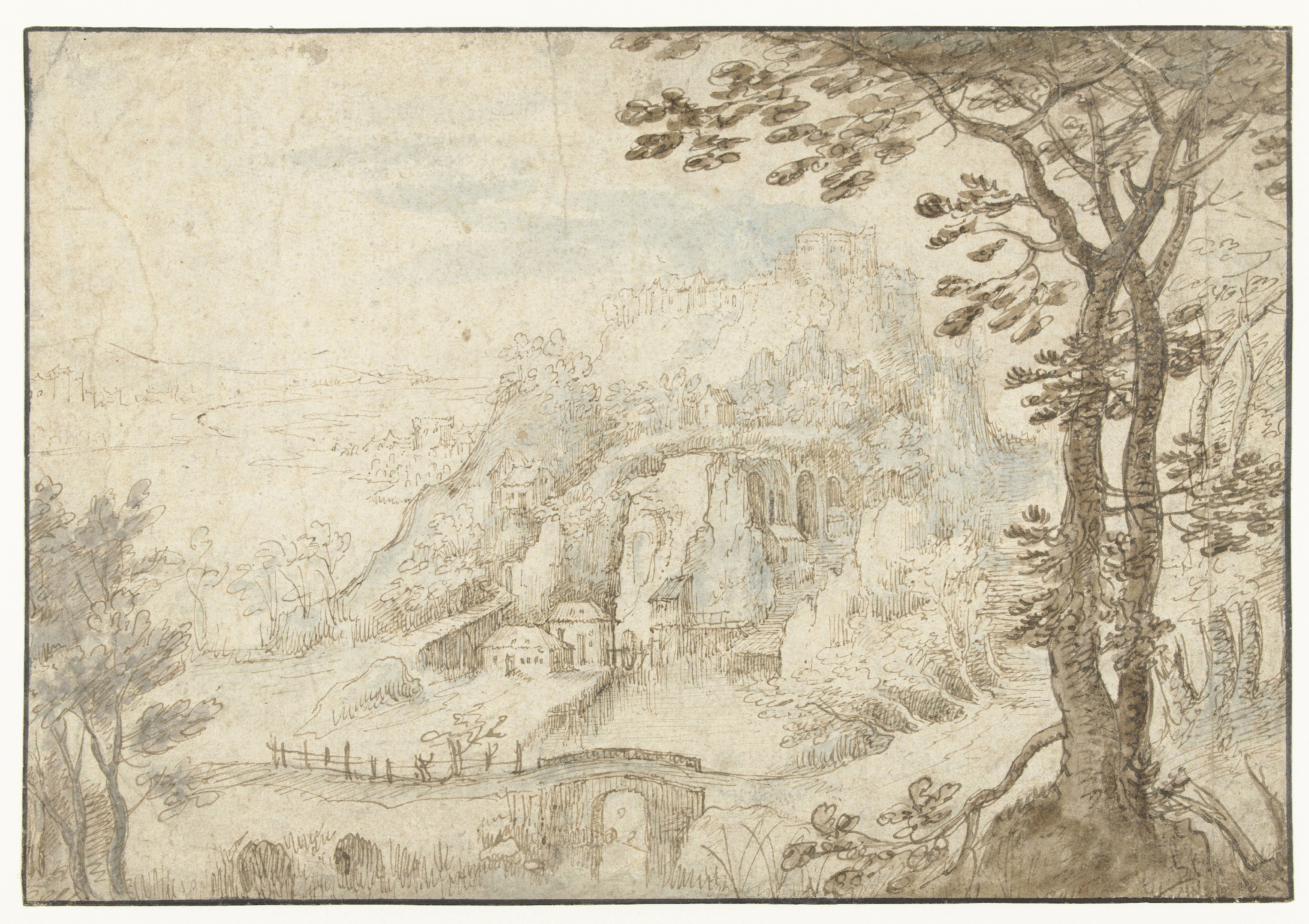 Berglandschap met een rivier