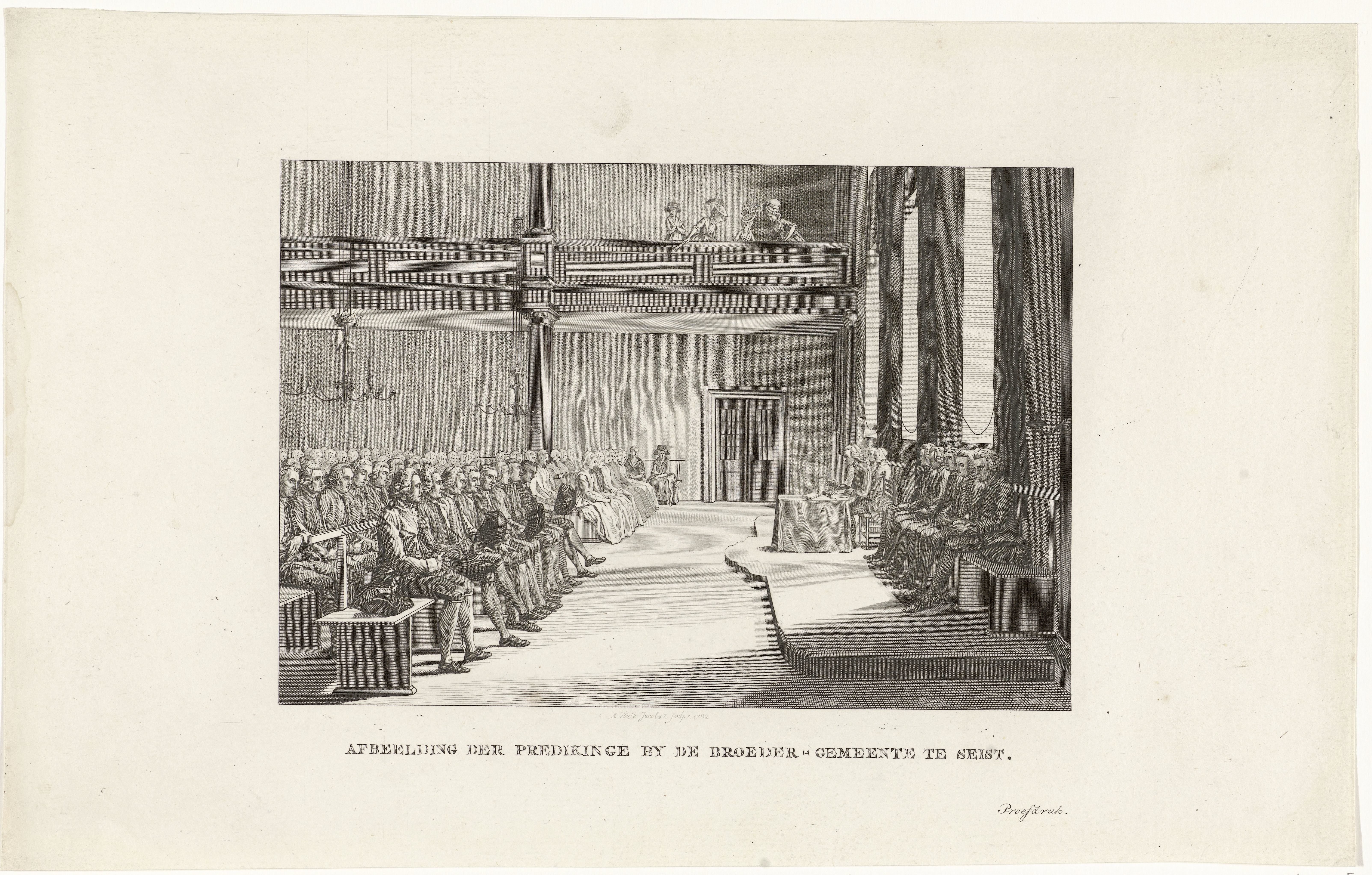 Kerkdienst van de Broedergemeente te Zeist