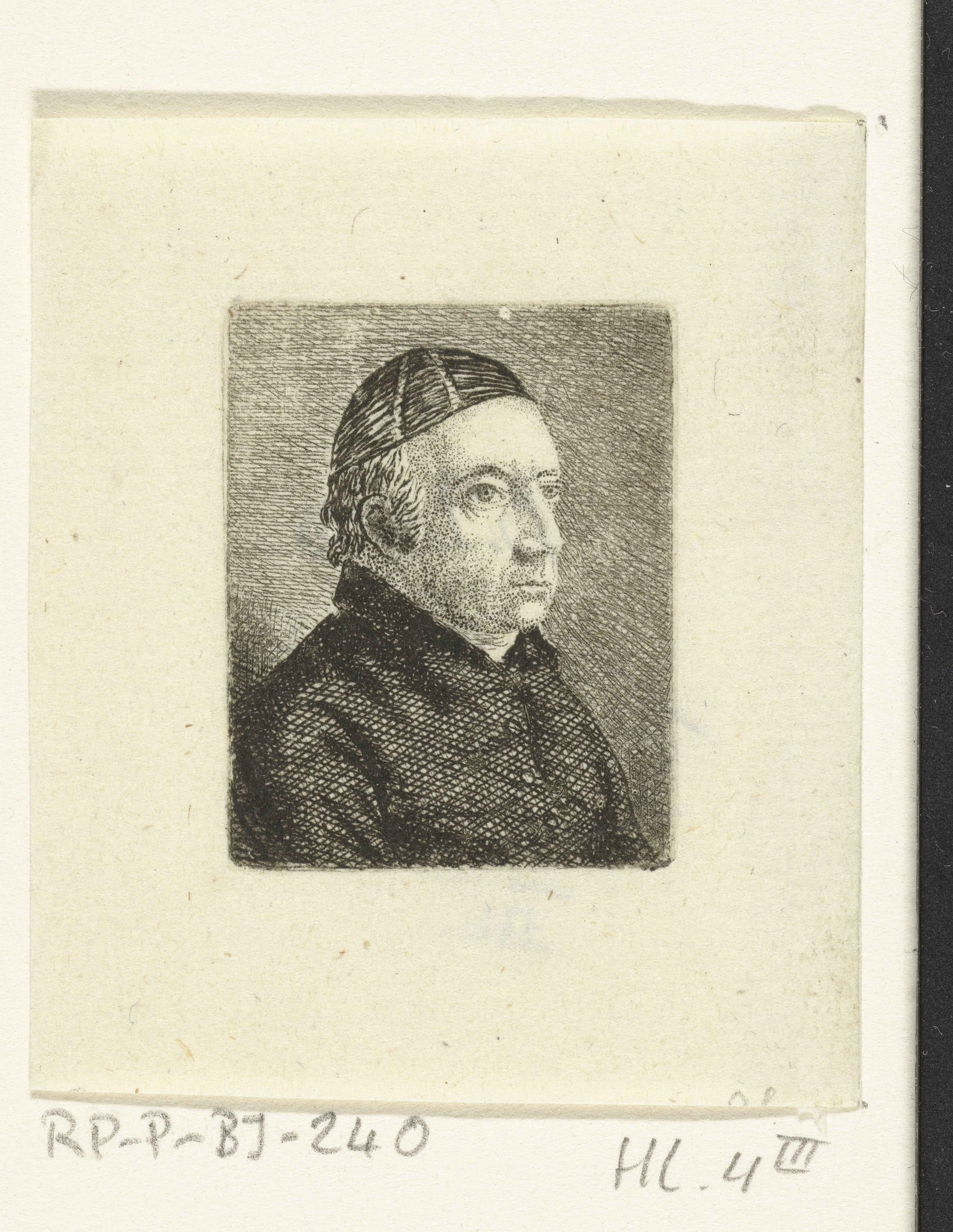 Portret van de heer Hagedorn koopman uit Bremen