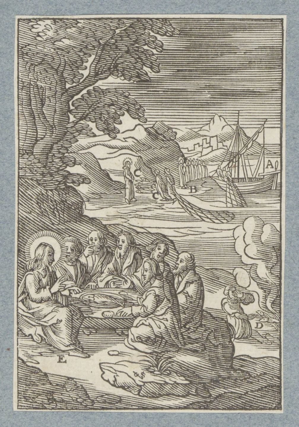 Christus geeft de sleutels van de hemel aan Petrus