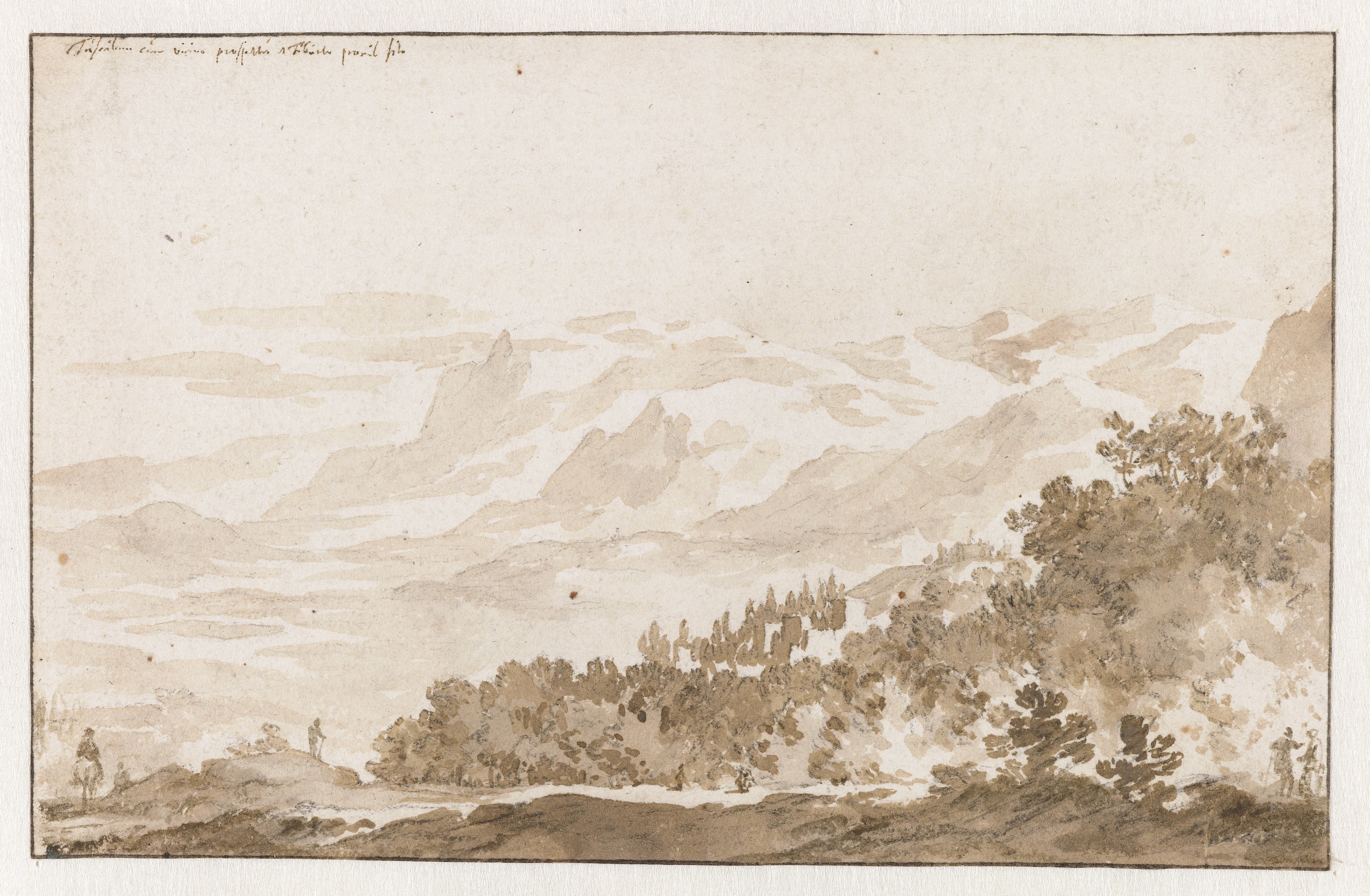 Tusculum (Frascati) vanuit het Zuidwesten