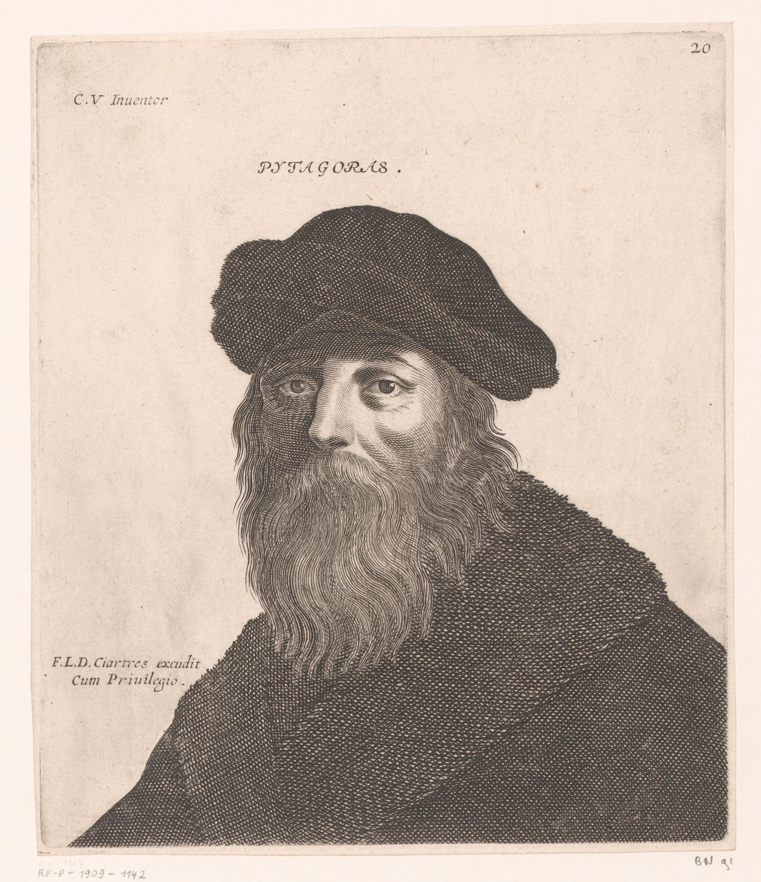Portret van Pythagoras
