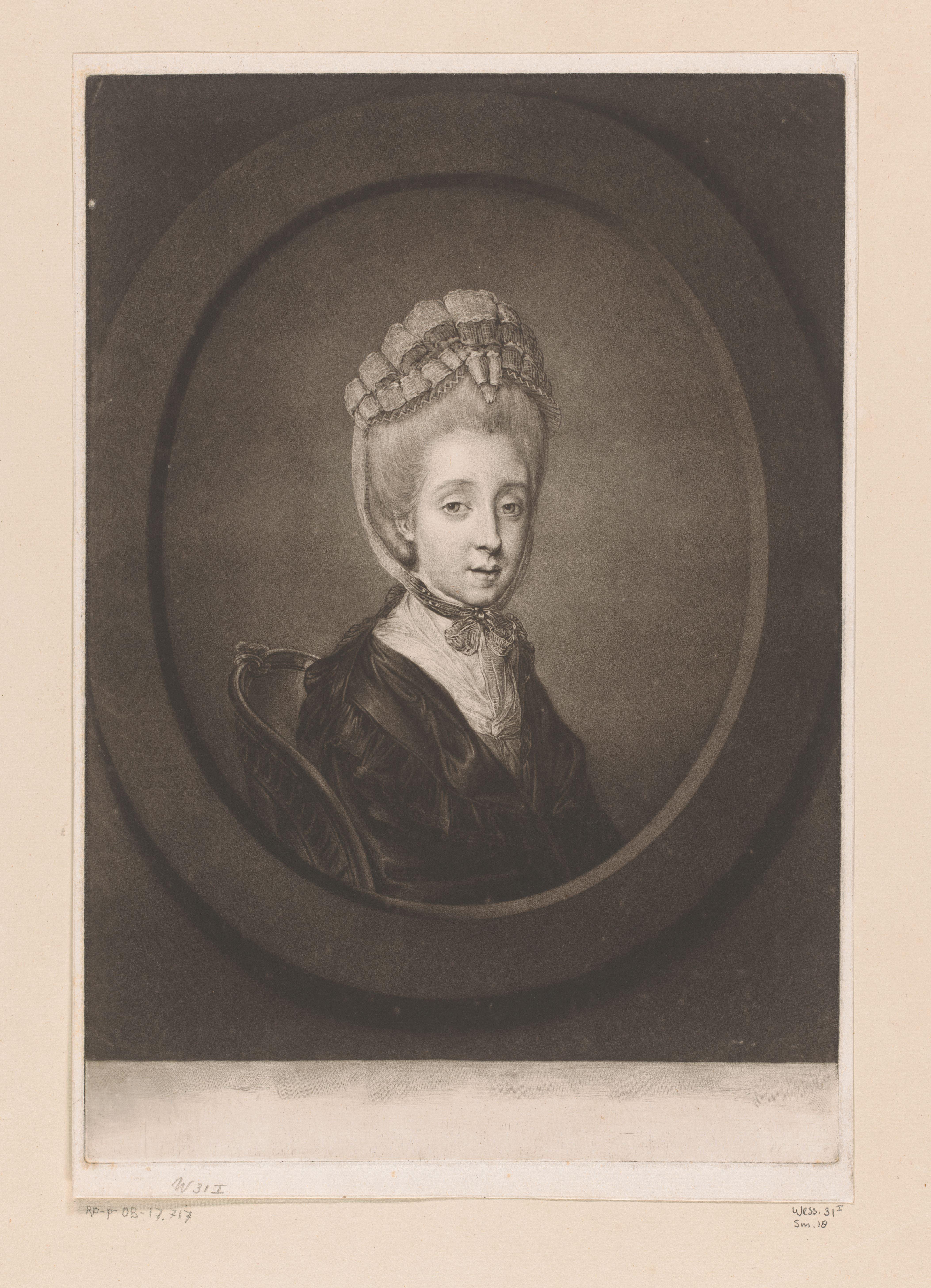Portret van Elizabeth Bridgetta Gulston