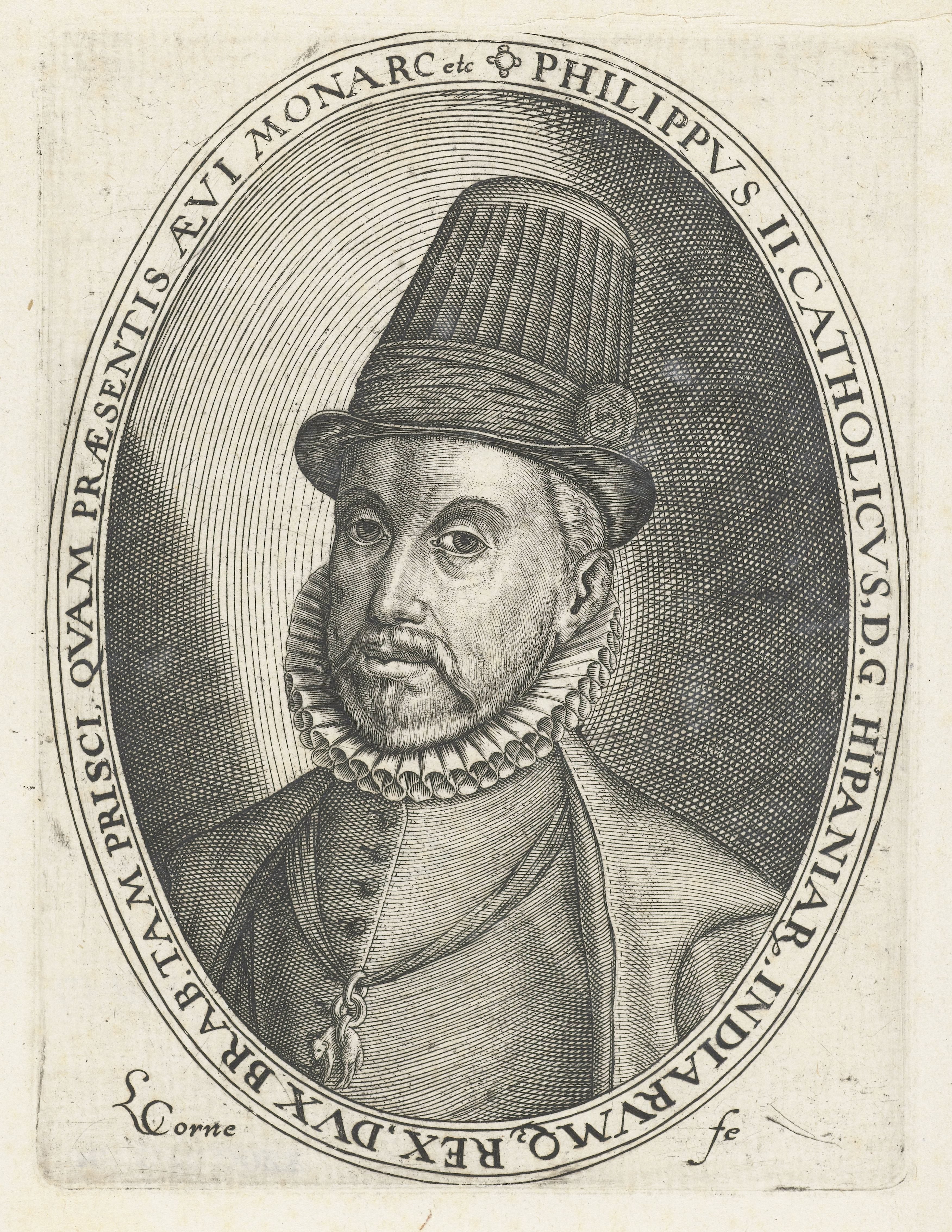 Portret van Filips II, koning van Spanje