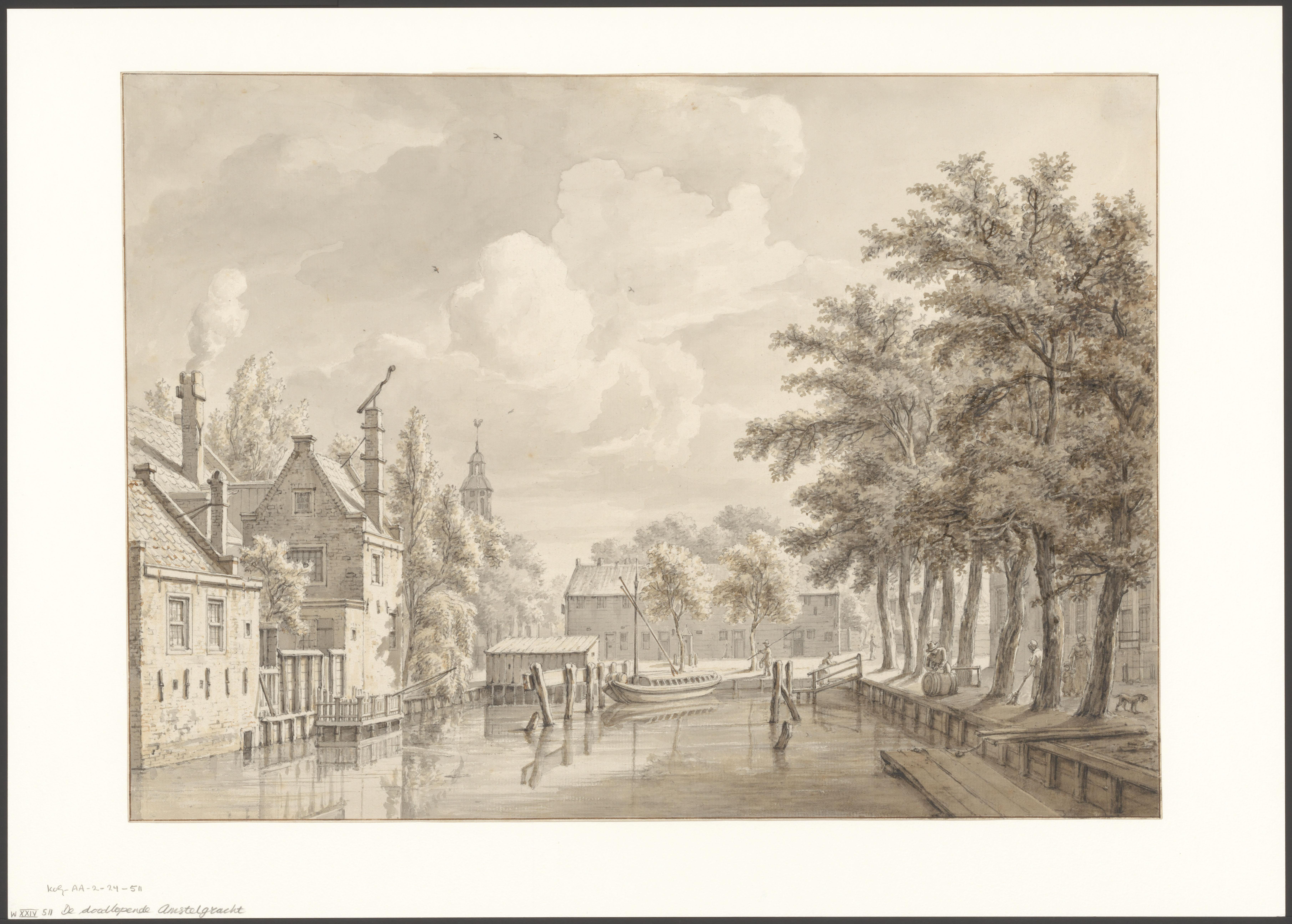 Gezicht op de Amstelgracht