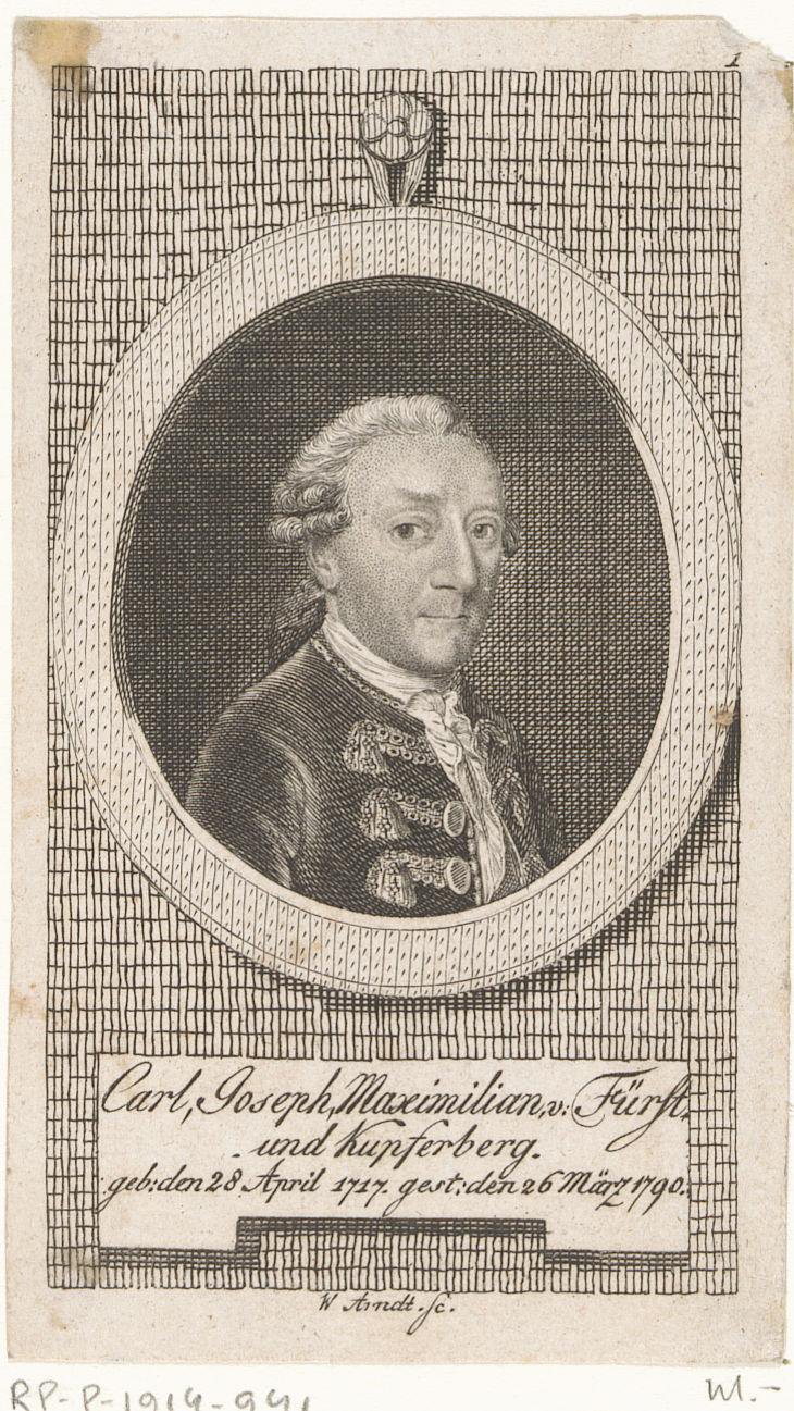 Portret van Carl Fürst von Kupferberg
