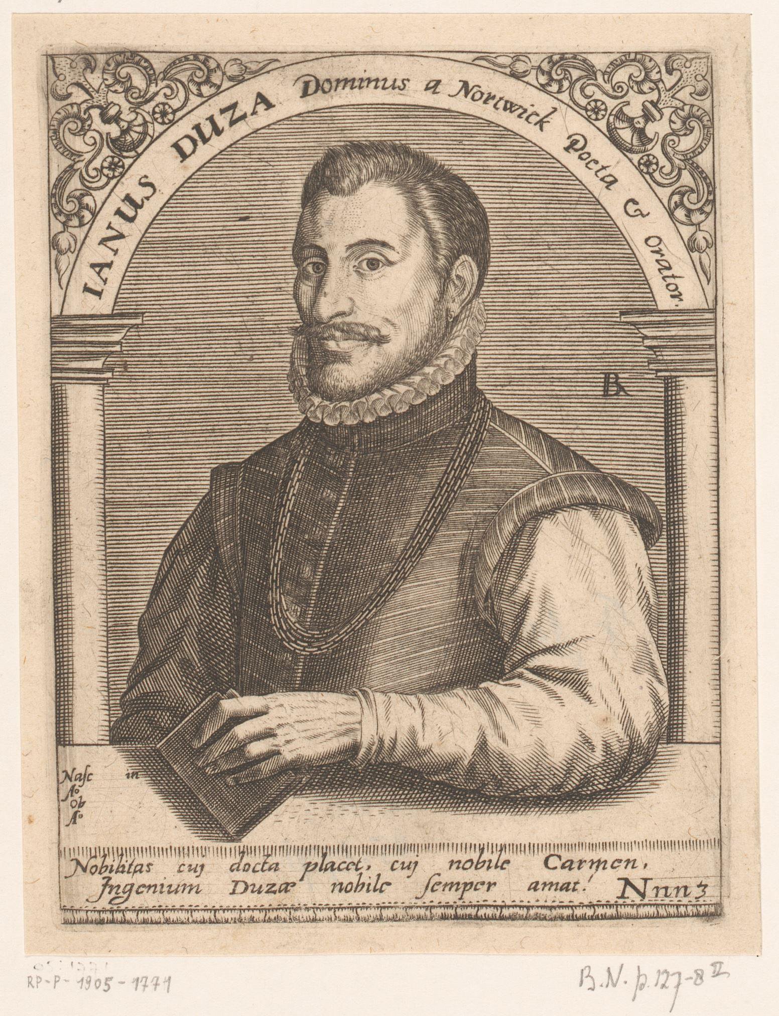 Portret van Janus Dousa