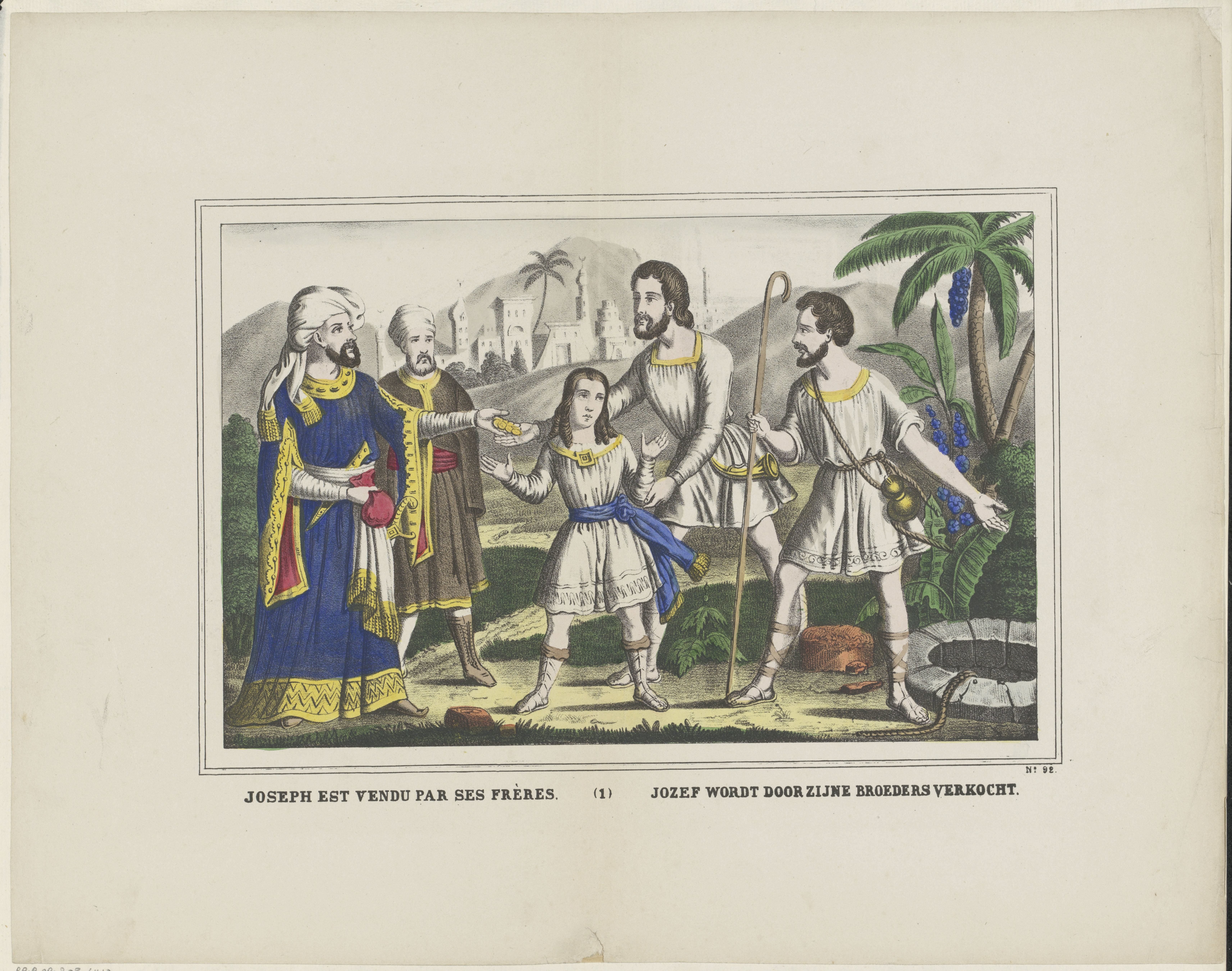 Joseph est vendu par ses frères / Jozef wordt door zijne broeders verkocht