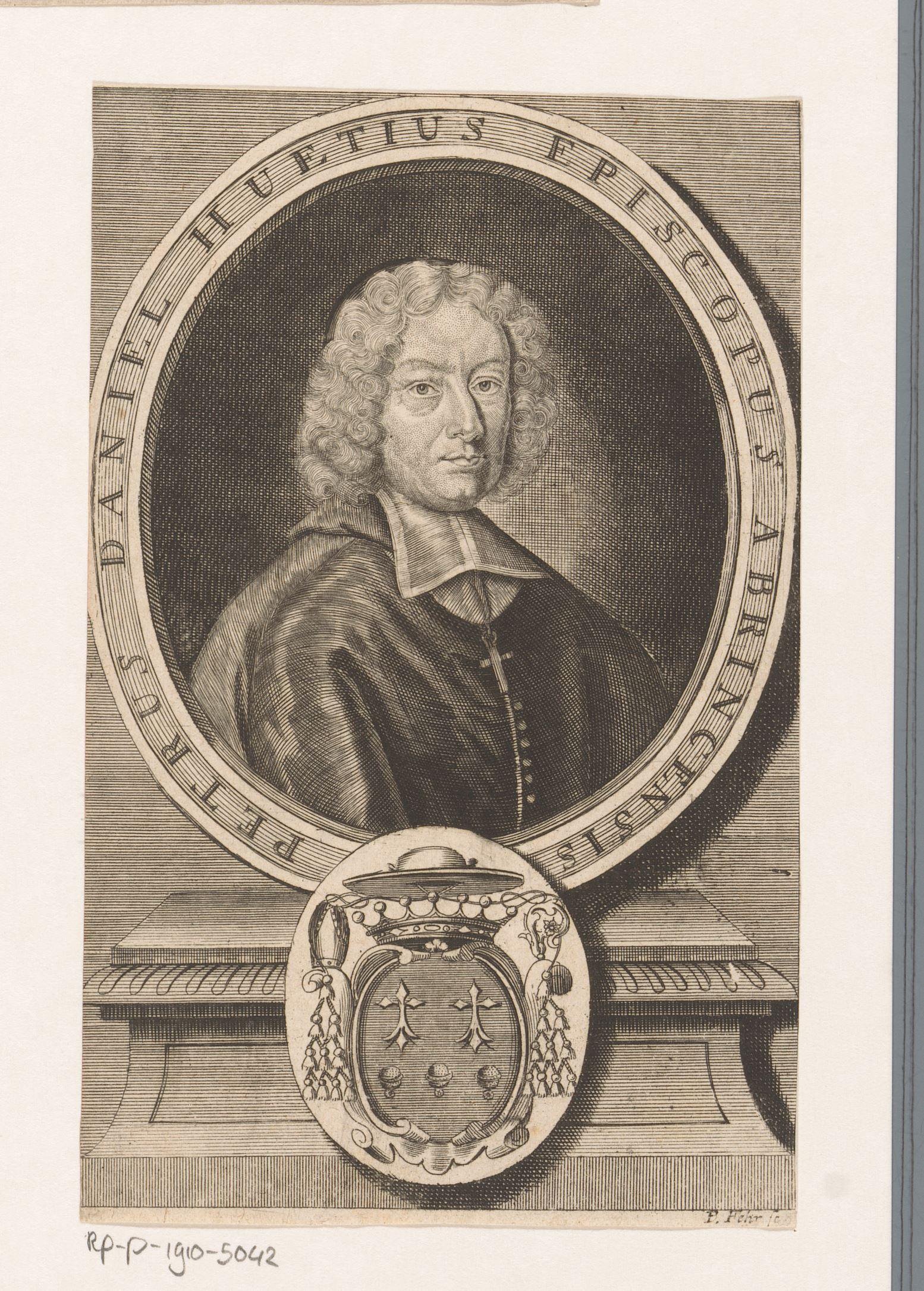 Portret van Pierre Daniel Huet