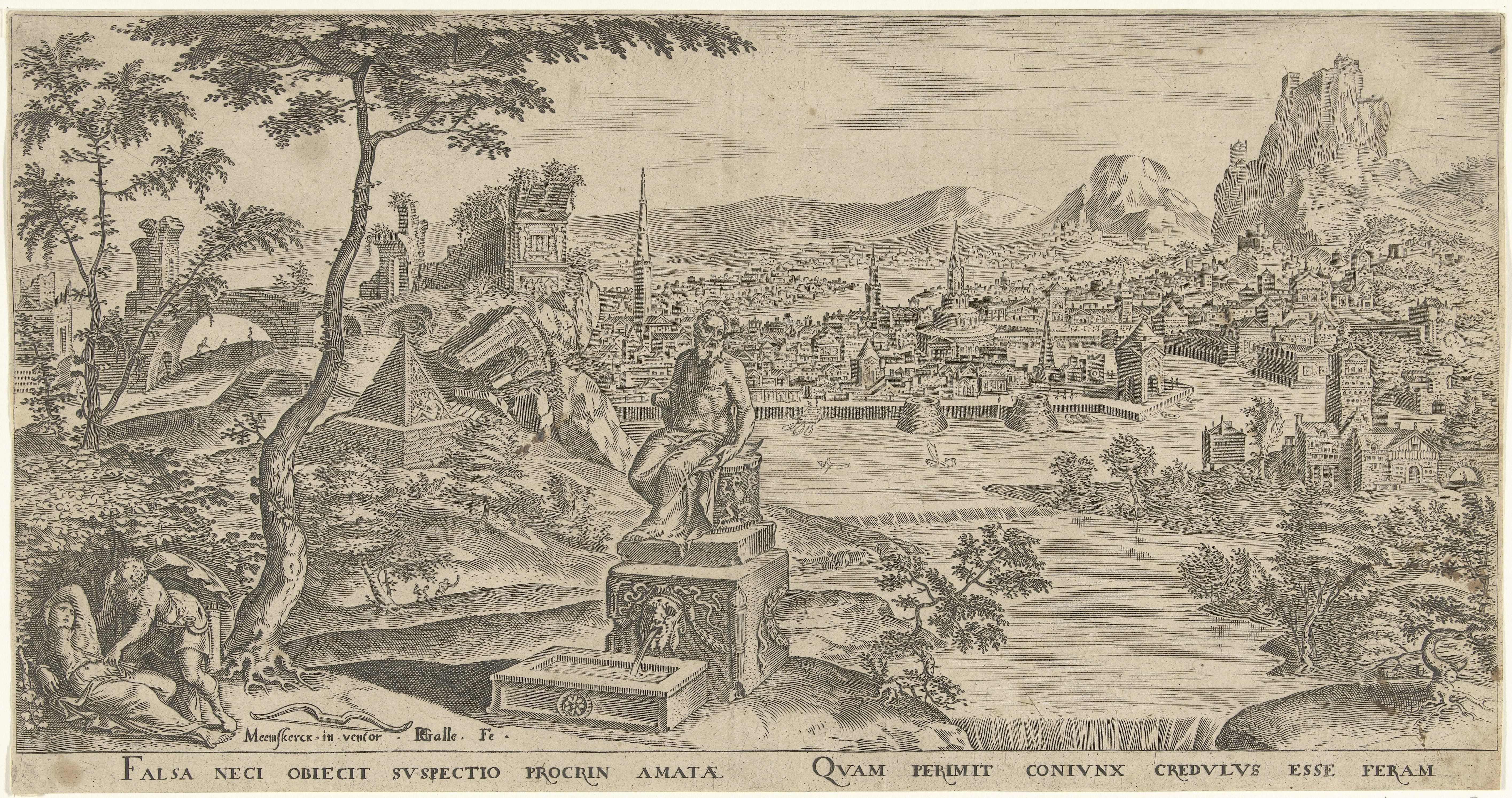 Cephalus ontdekt de stervende Procris