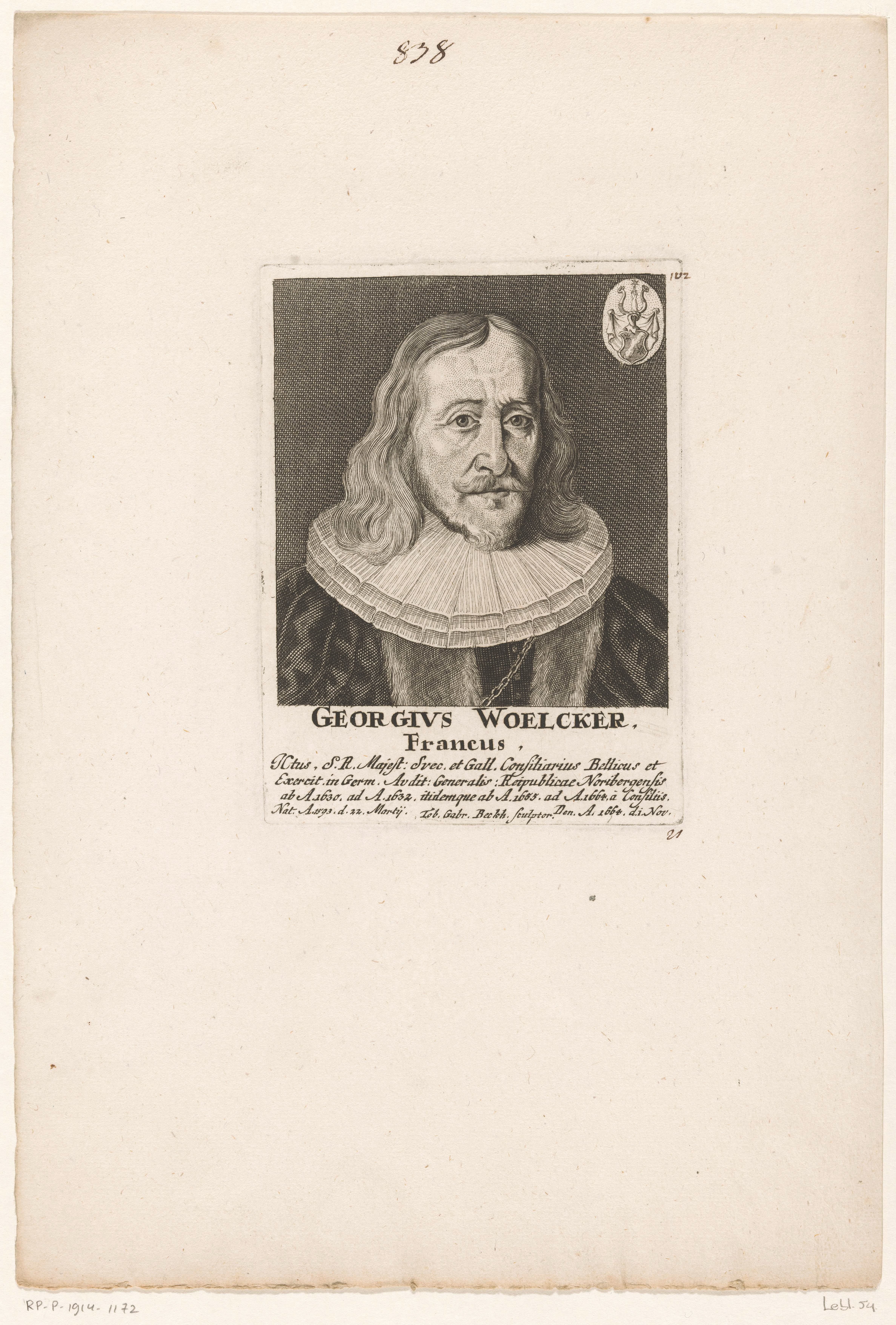 Portret van Georg Woelcker