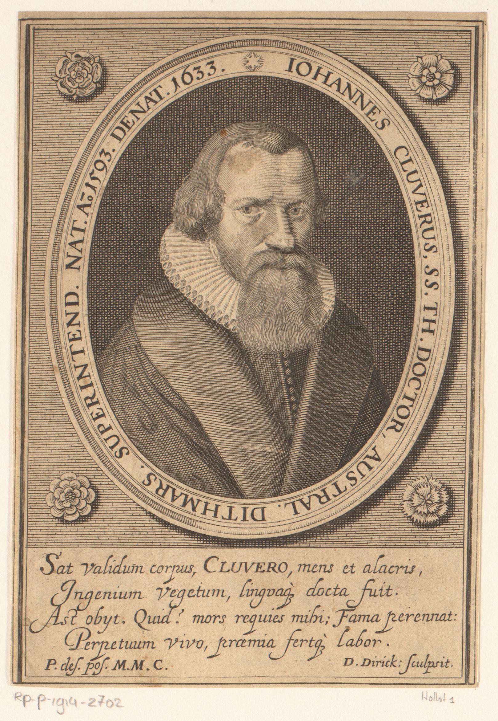 Portret van Johannes Clüver