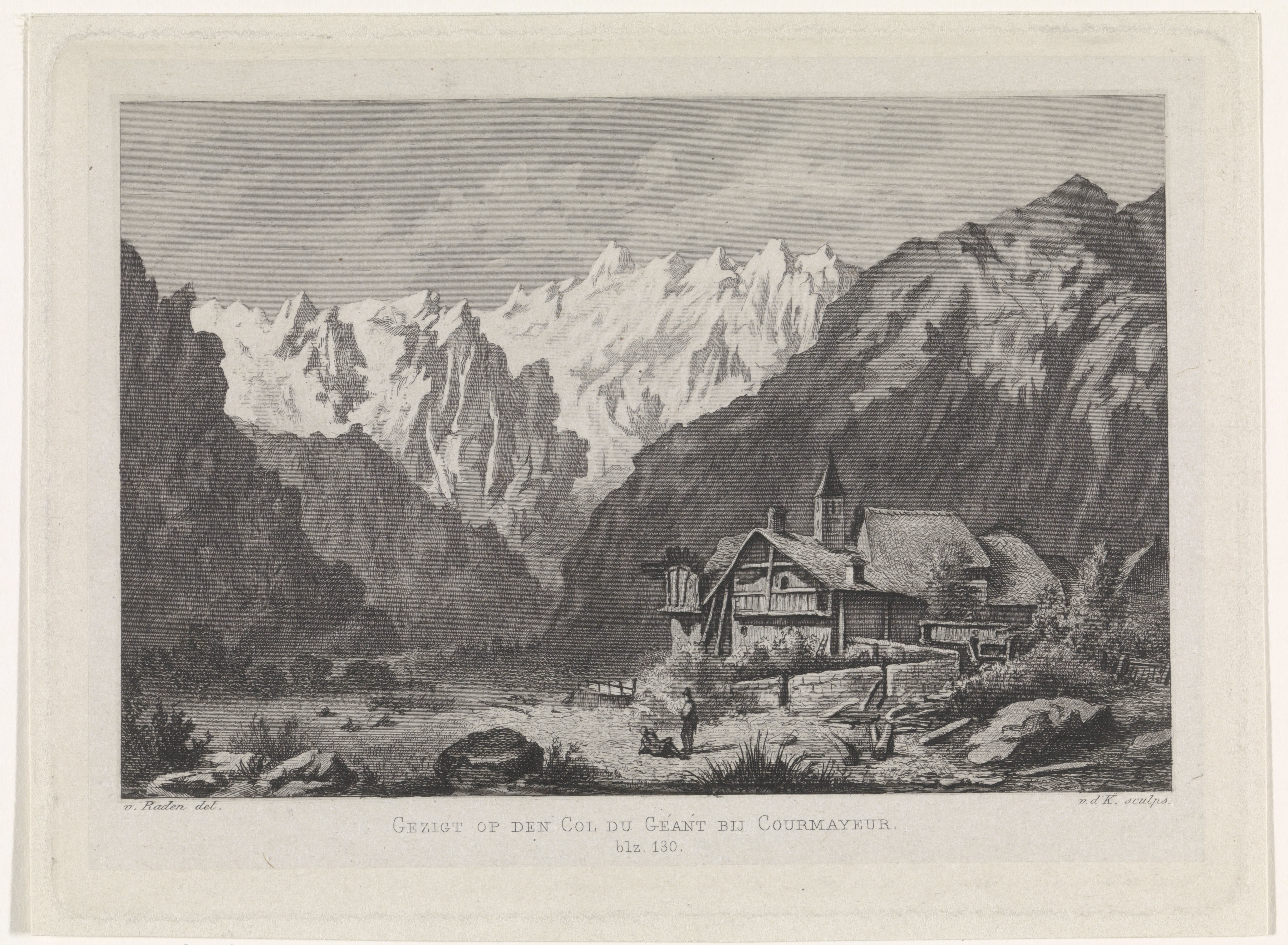 Gezicht op de Col du Géant
