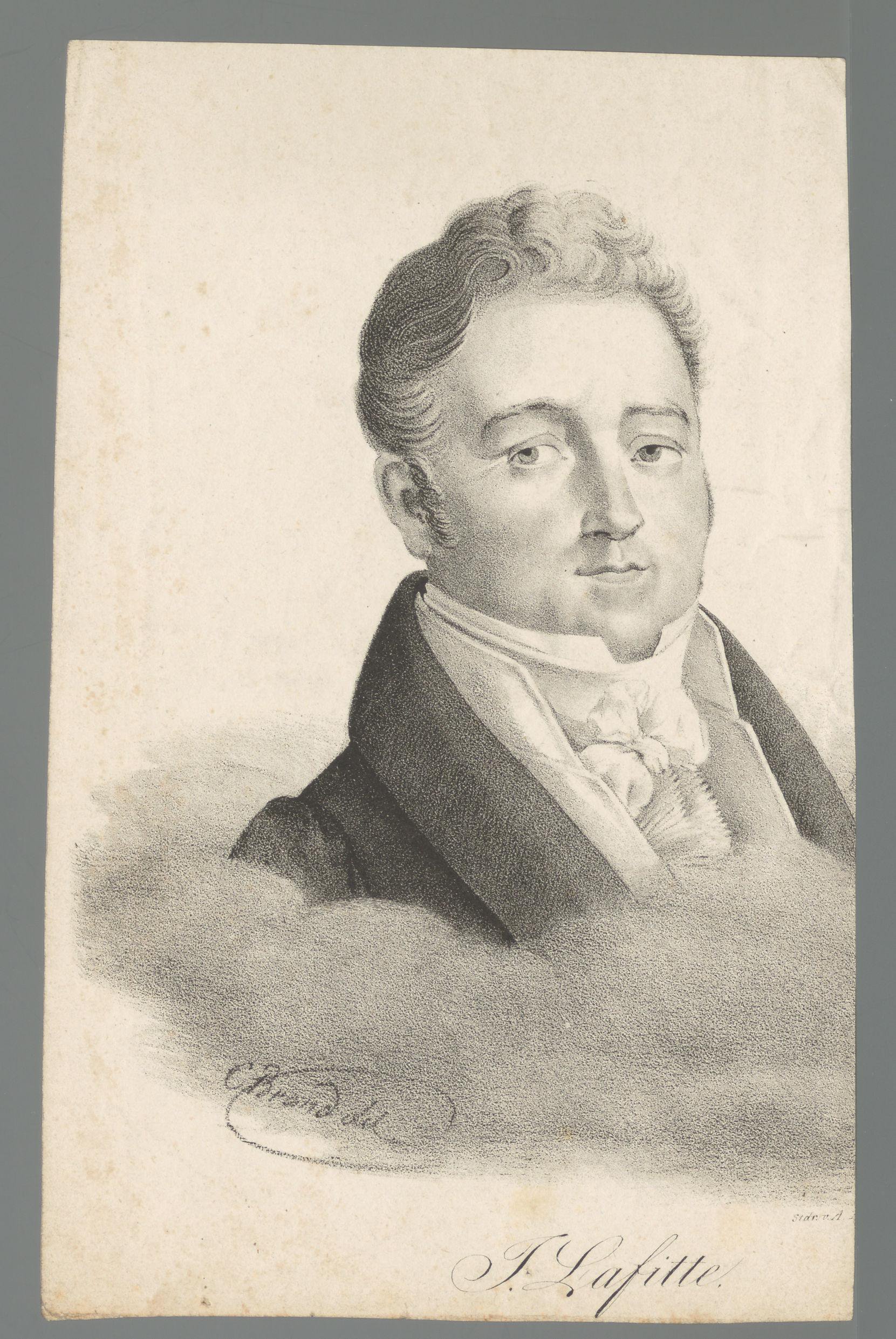 Portret van Jacques Laffitte