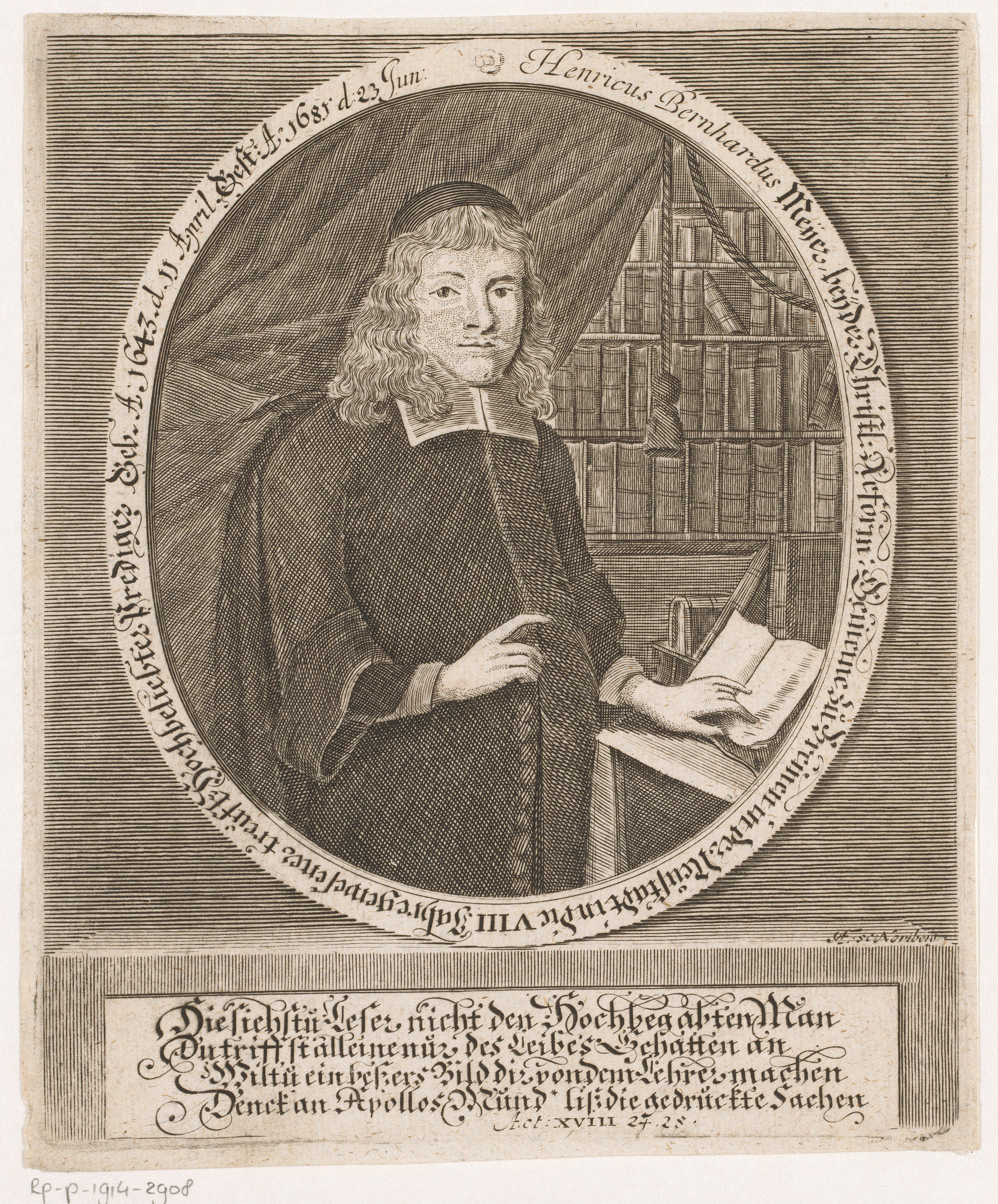 Portret van Heinrich Bernhard Meyer