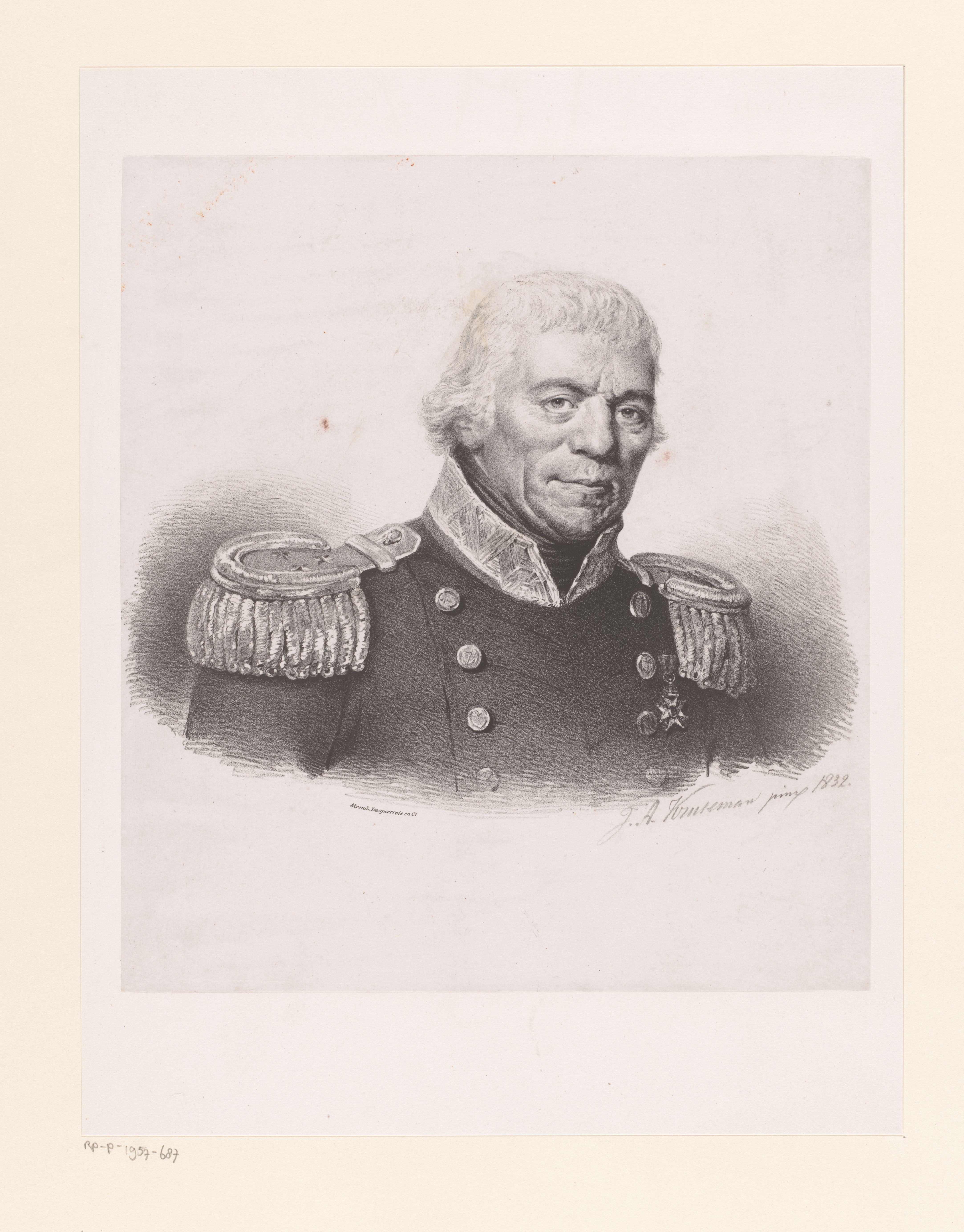 Portret van Abraham Kuvel