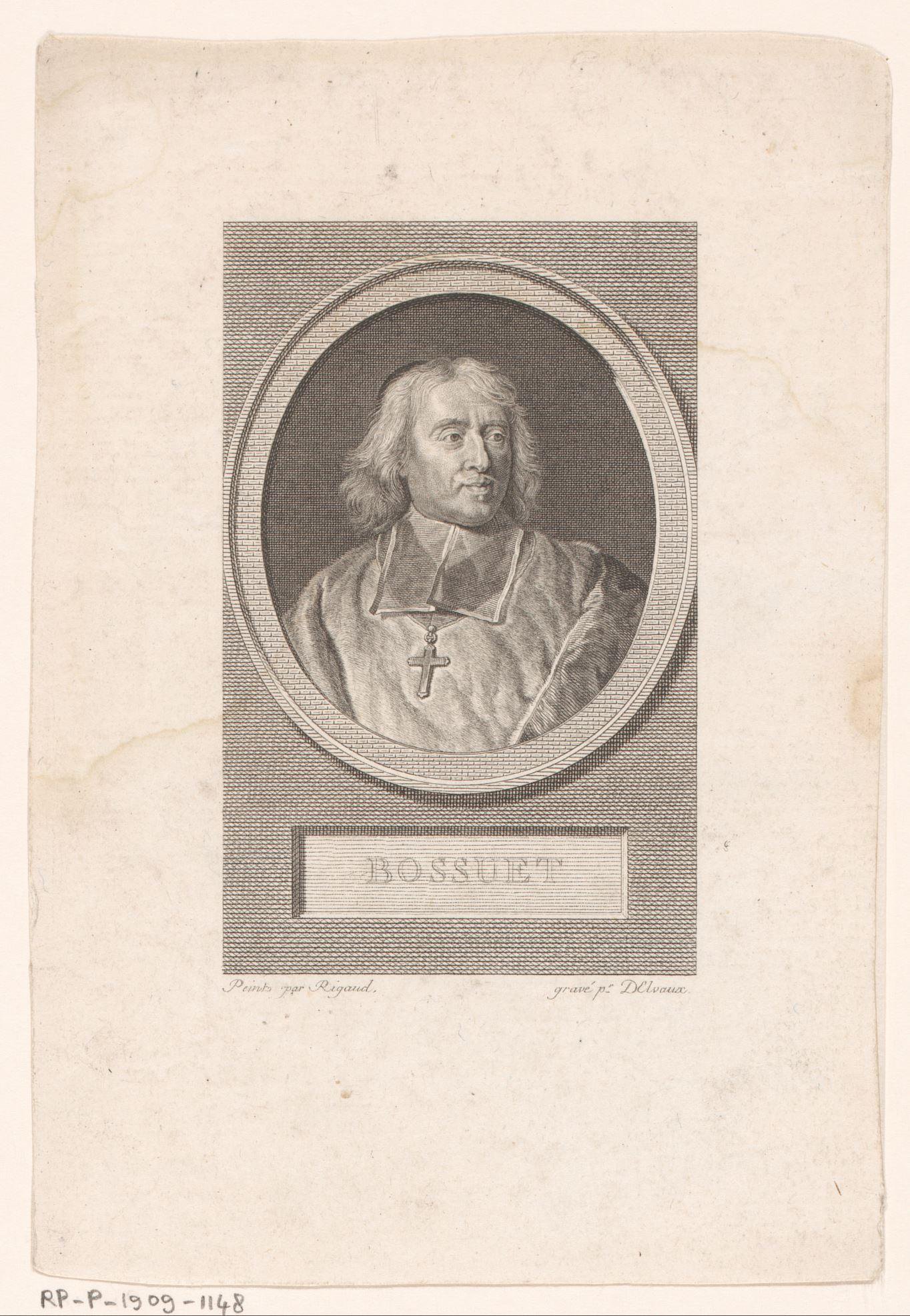 Portret van Jacques Bénigne Bossuet