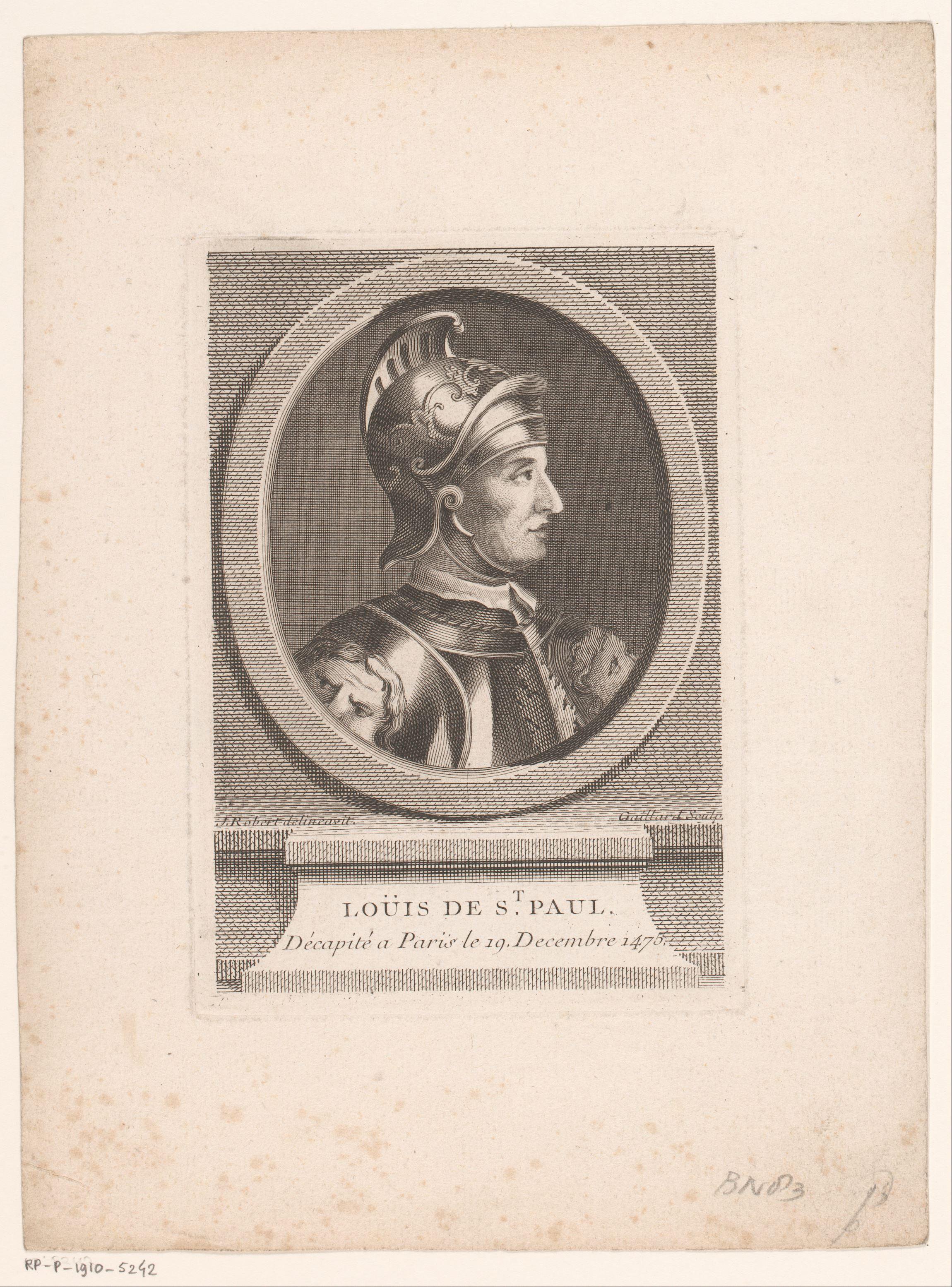 Portret van Louis de Luxembourg-Saint-Pol