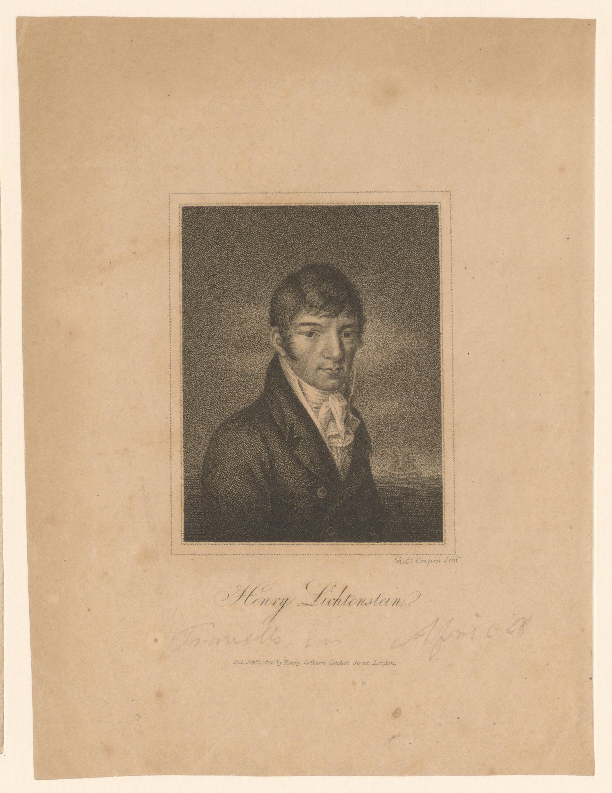 Portret van Martin Hinrich Lichtenstein