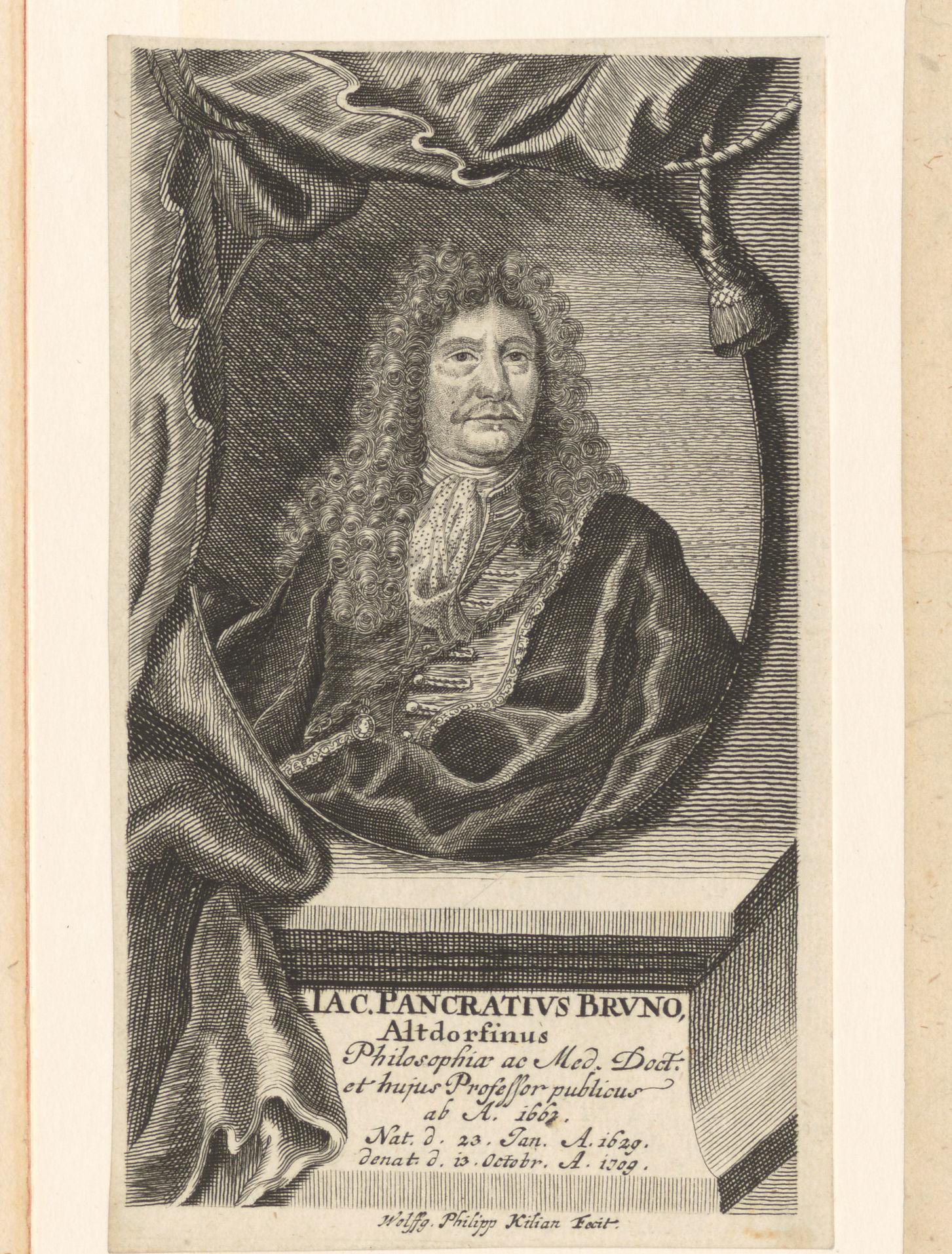 Portret van Jacob Pancratius Bruno