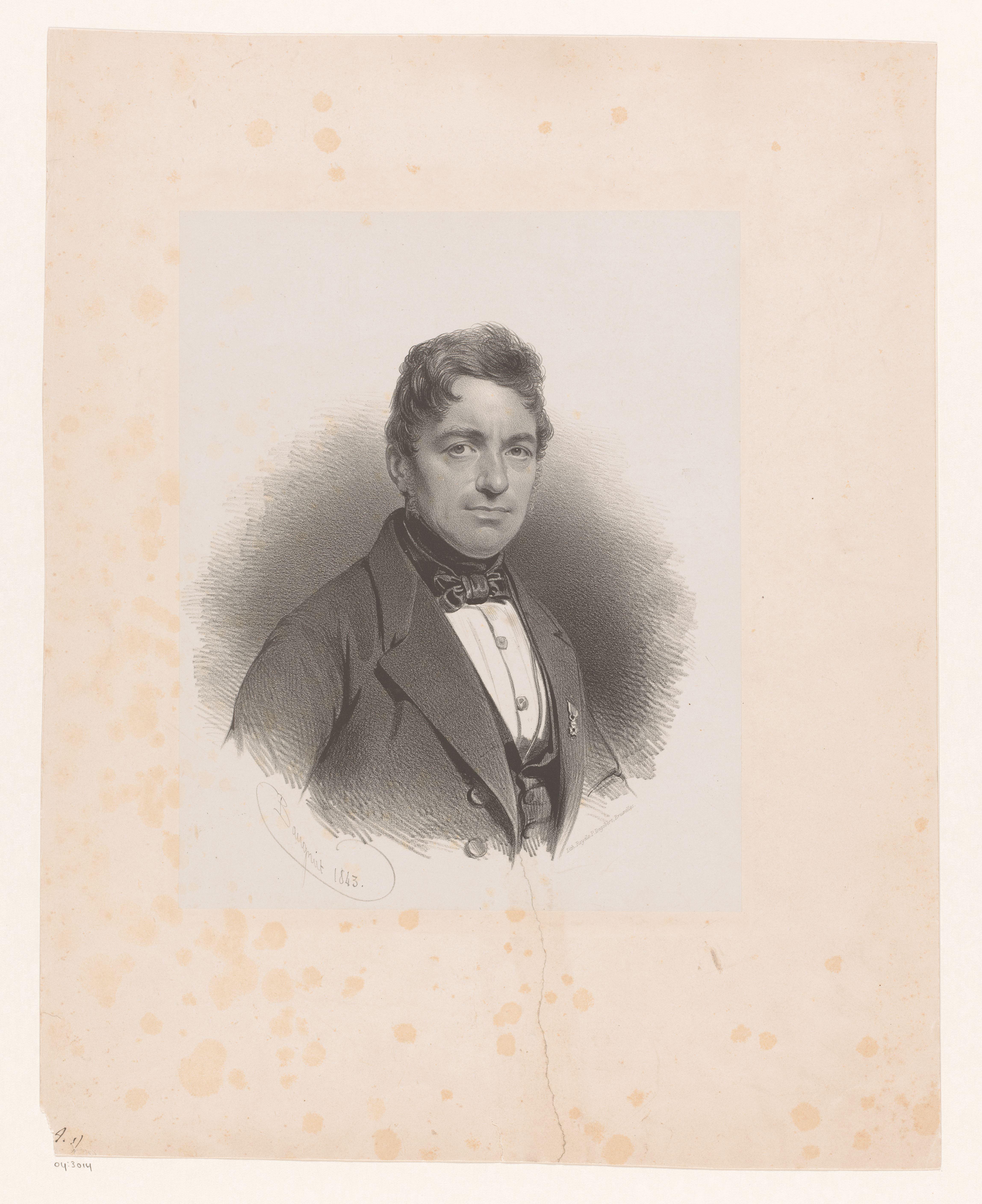 Portret van een onbekende man