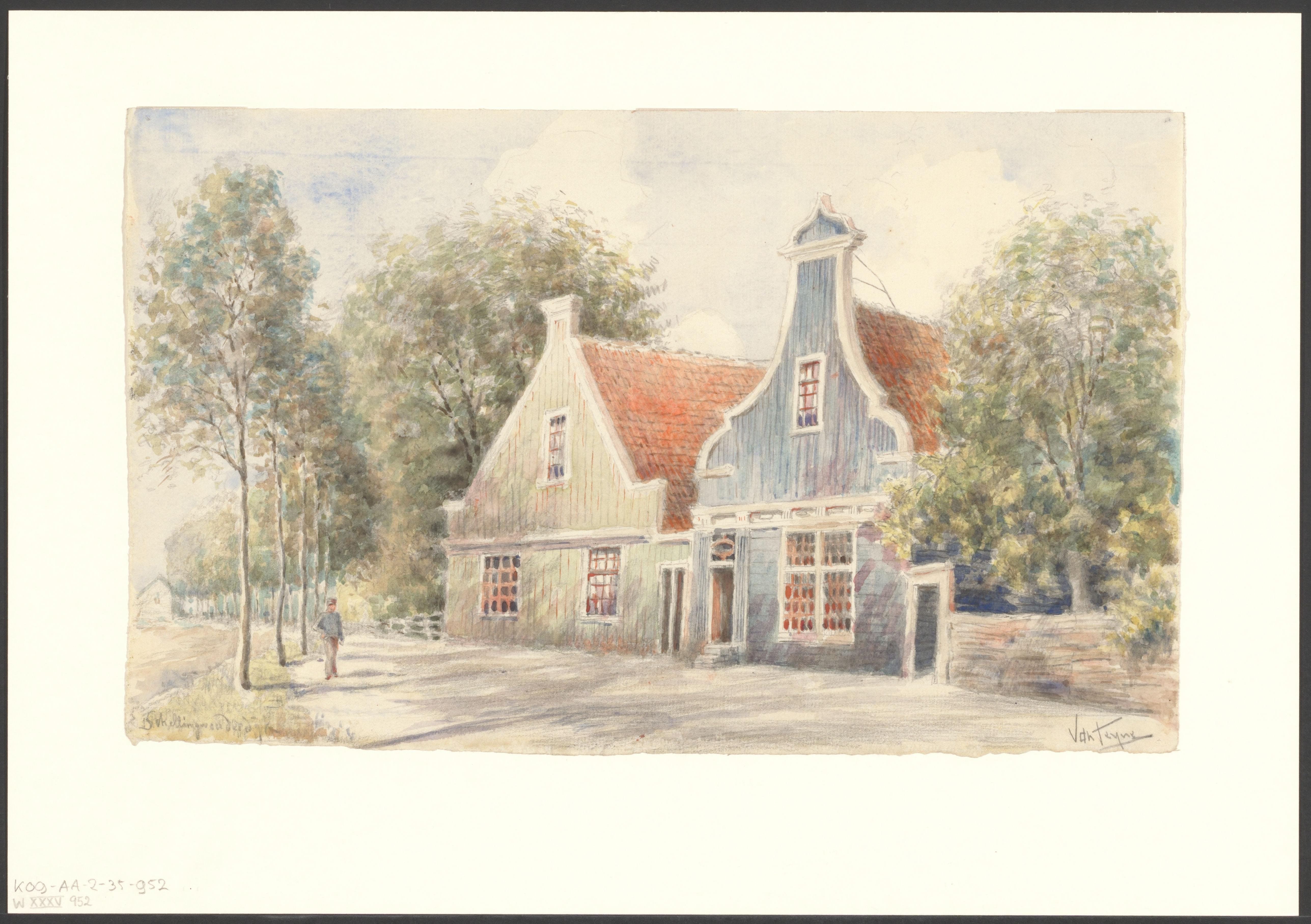Gezicht op de Schellingwouderdijk