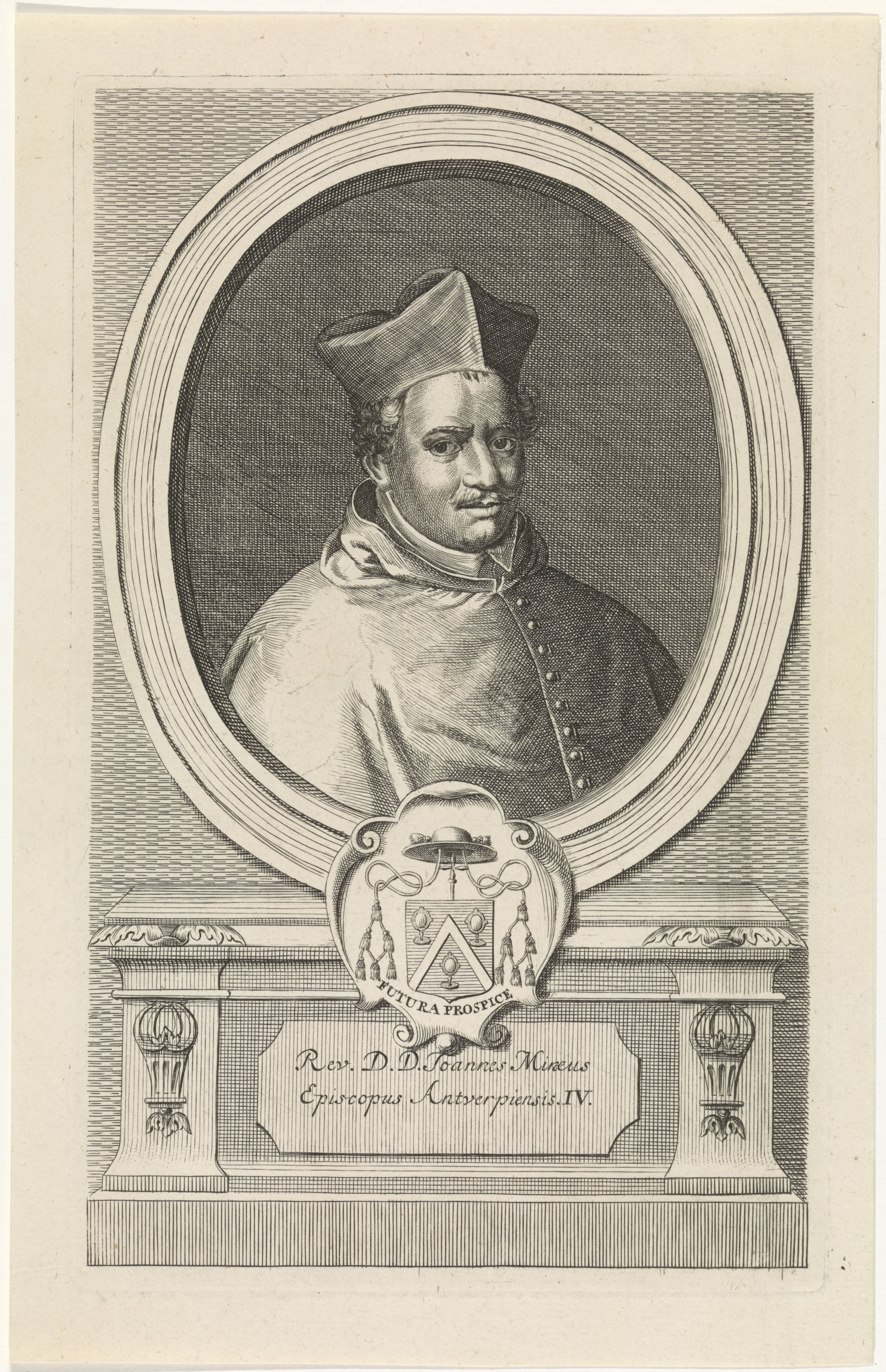 Portret van Johannes Miraeus