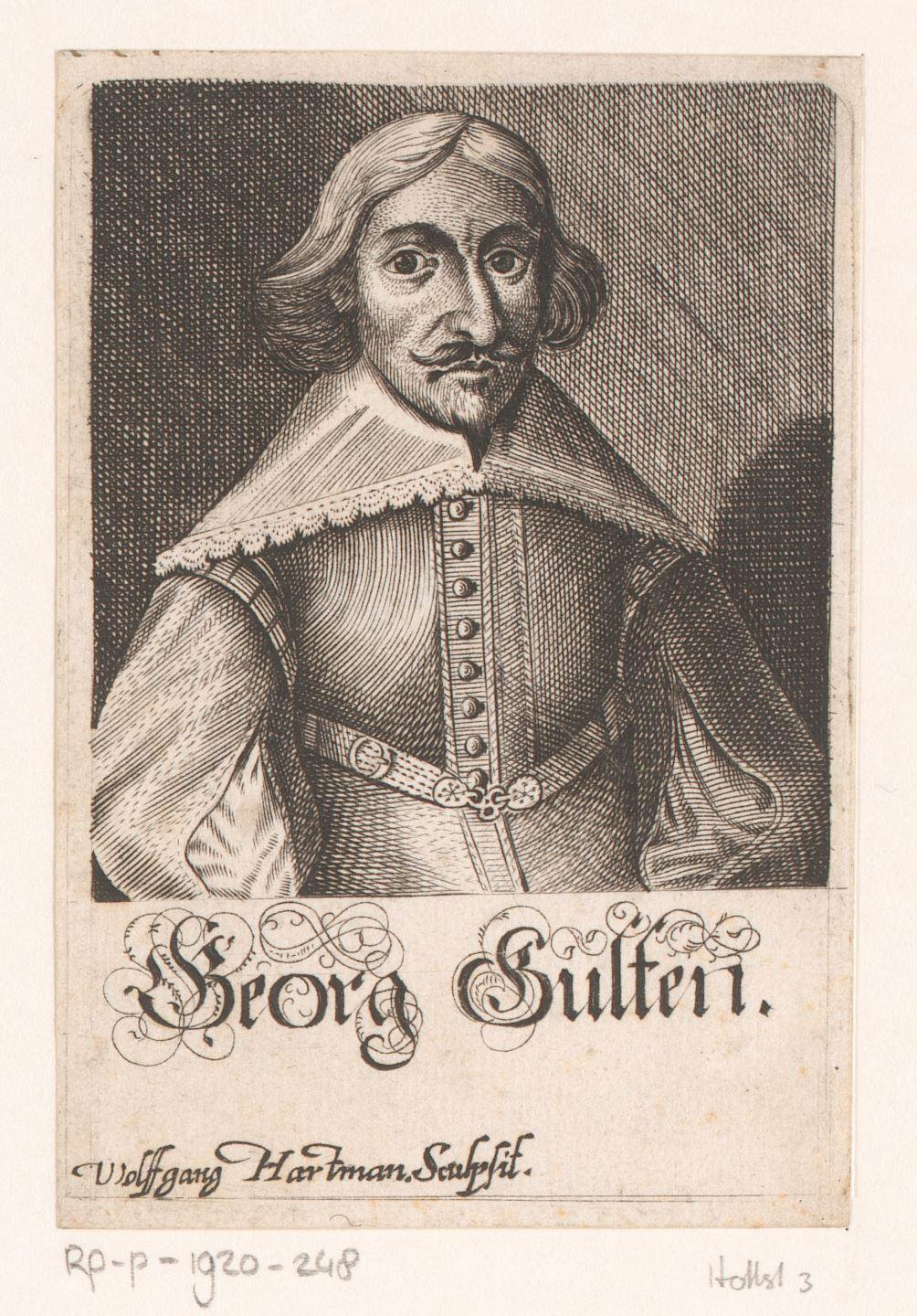 Portret van Johann Quistorp op 64-jarige leeftijd