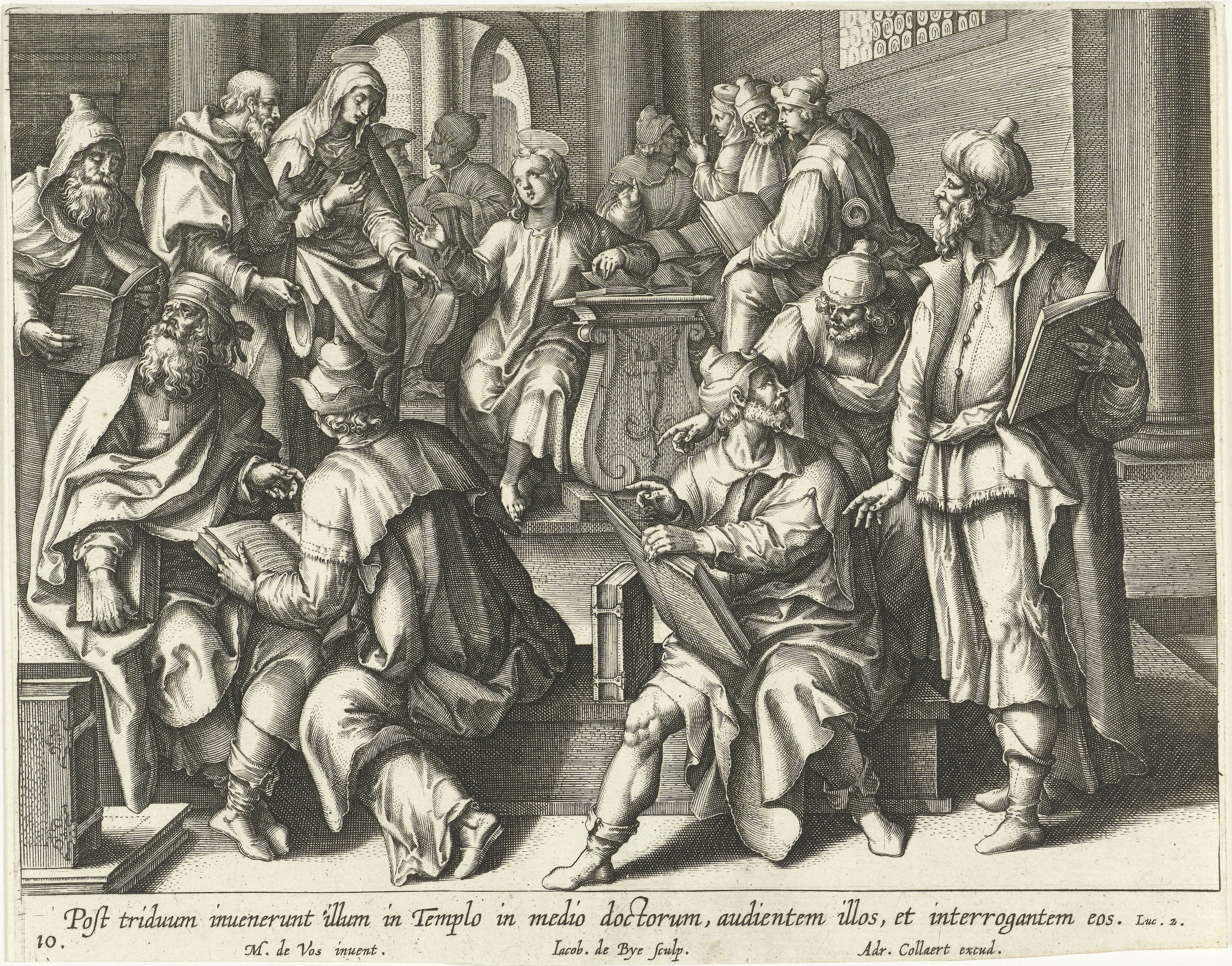 Christus temidden van de leraren