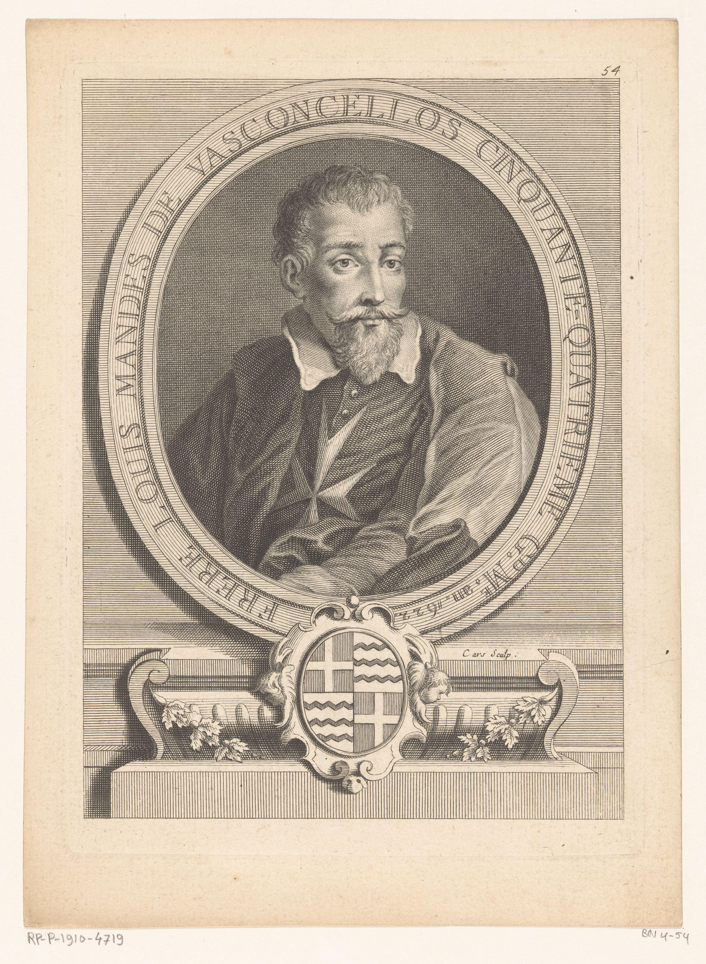 Portret van Luis Mendez de Vasconcellos