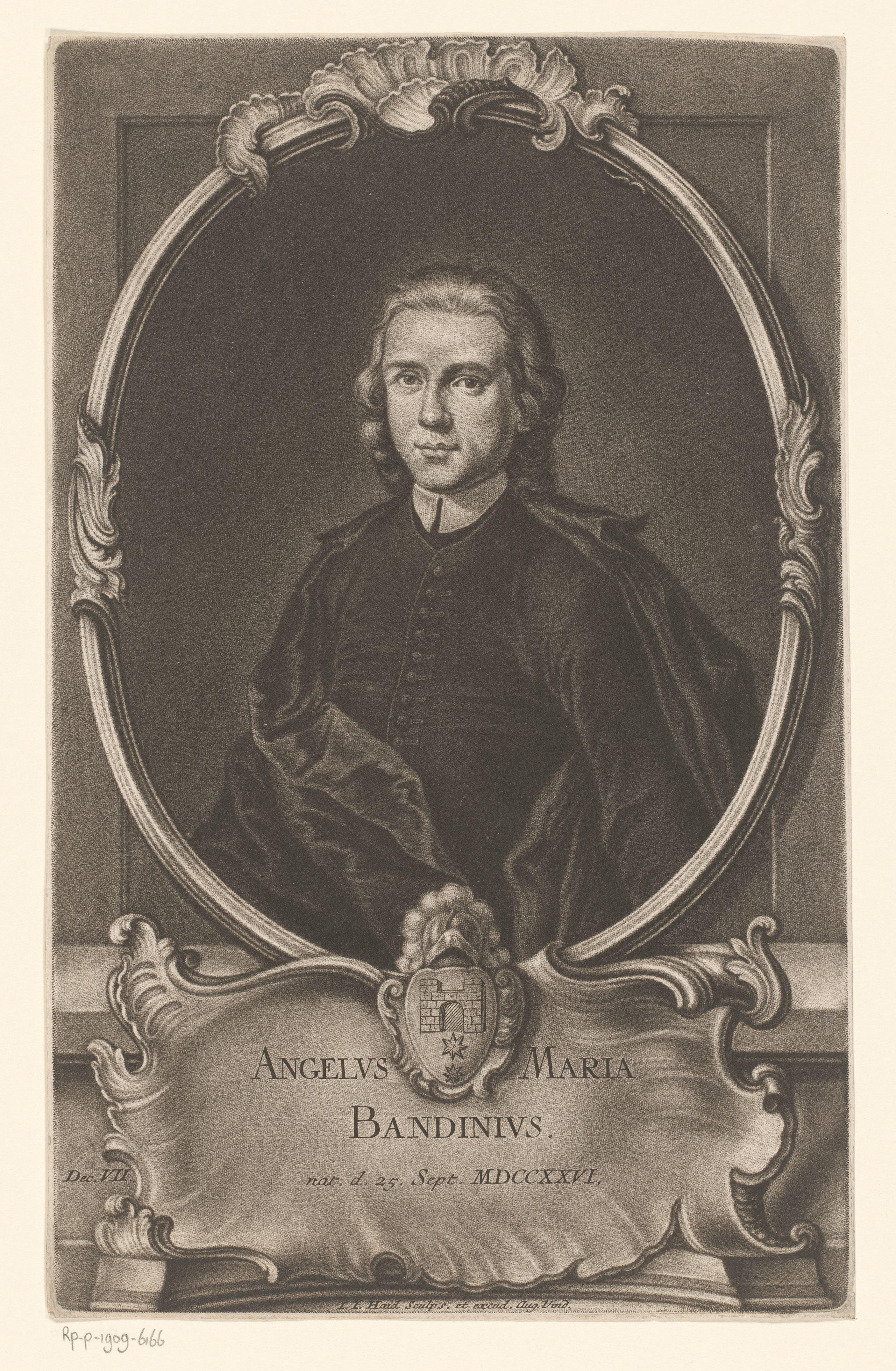 Portret van Angelo Maria Bandini