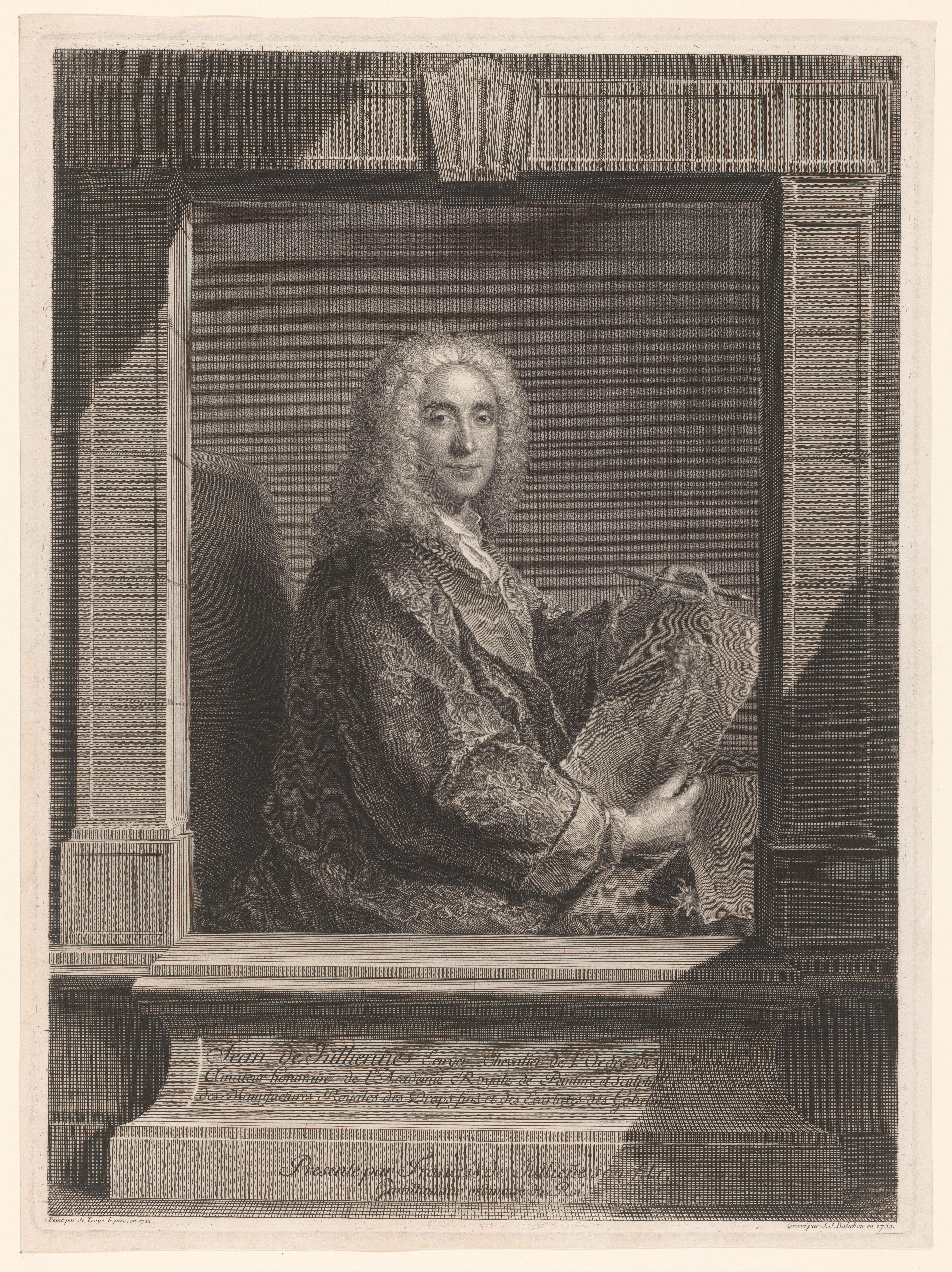 Portret van Jean de Julienne