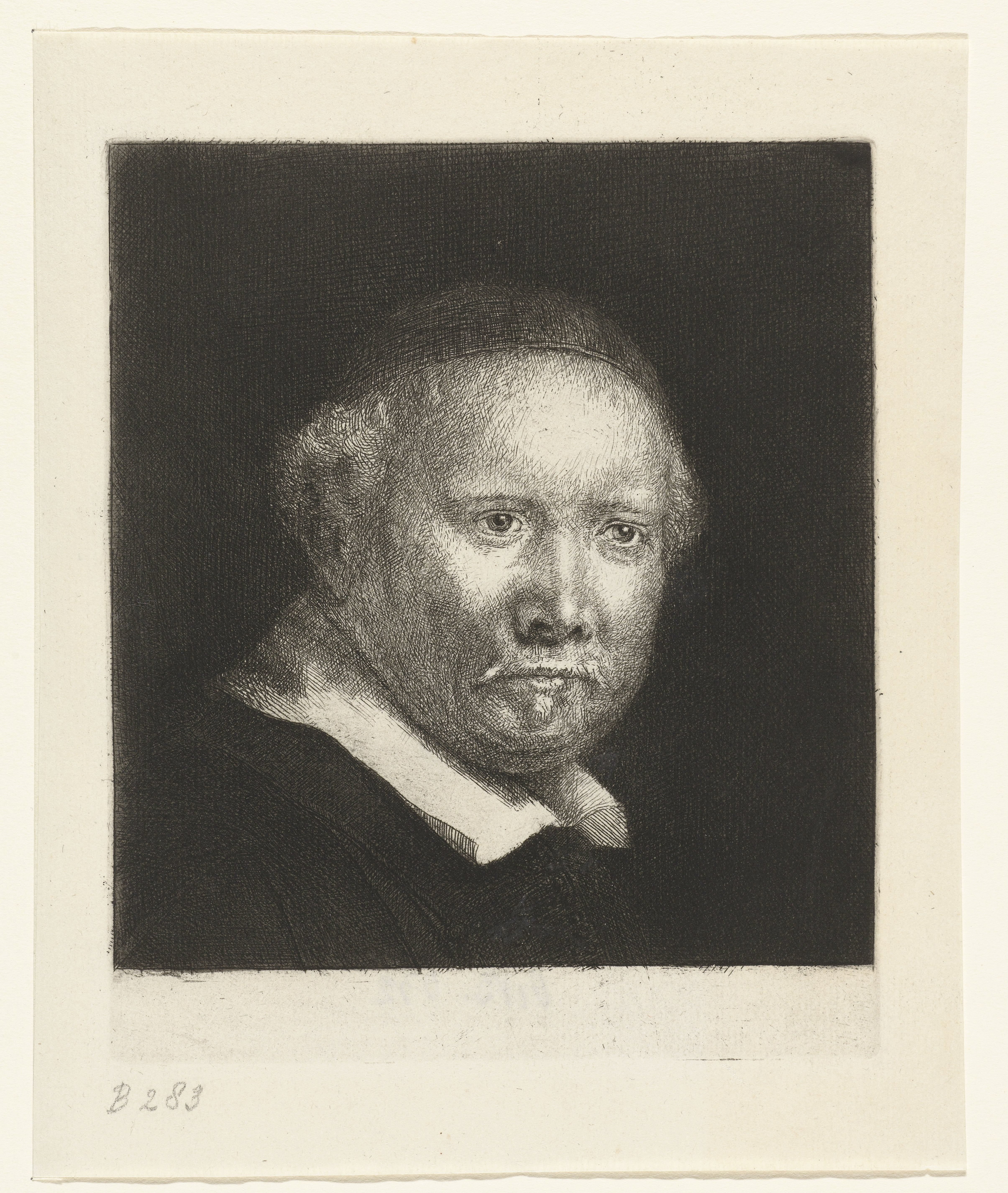 Lieven Willemsz. van Coppenol, writing master: the larger plate