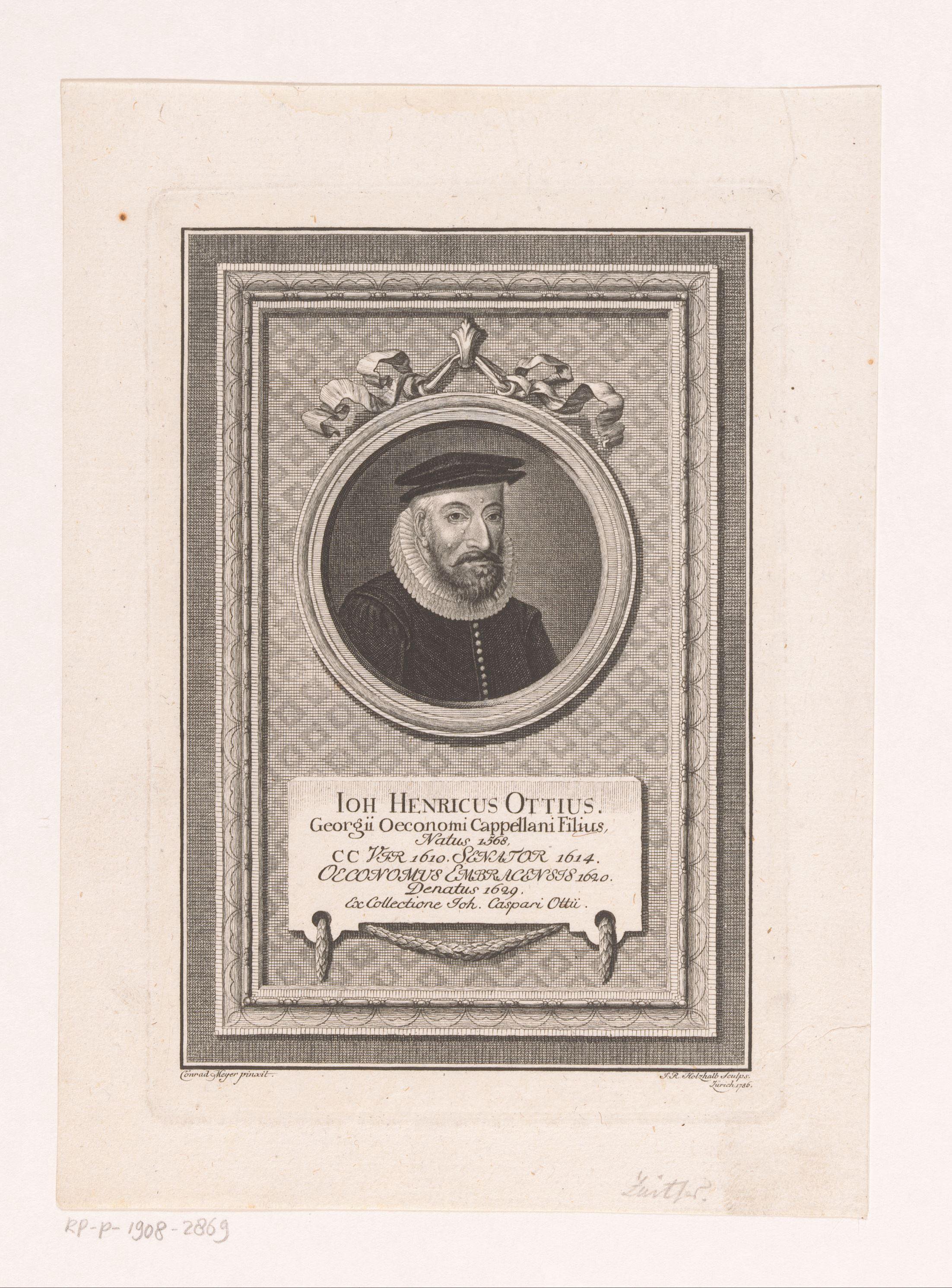 Portret van Heinrich Ott