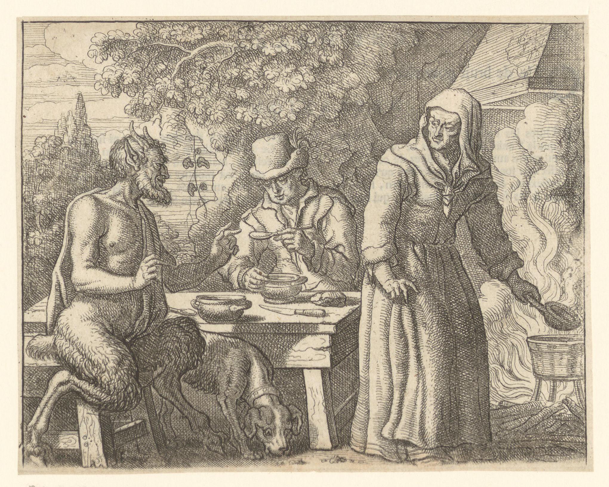 Fabel van de Sater en de boer