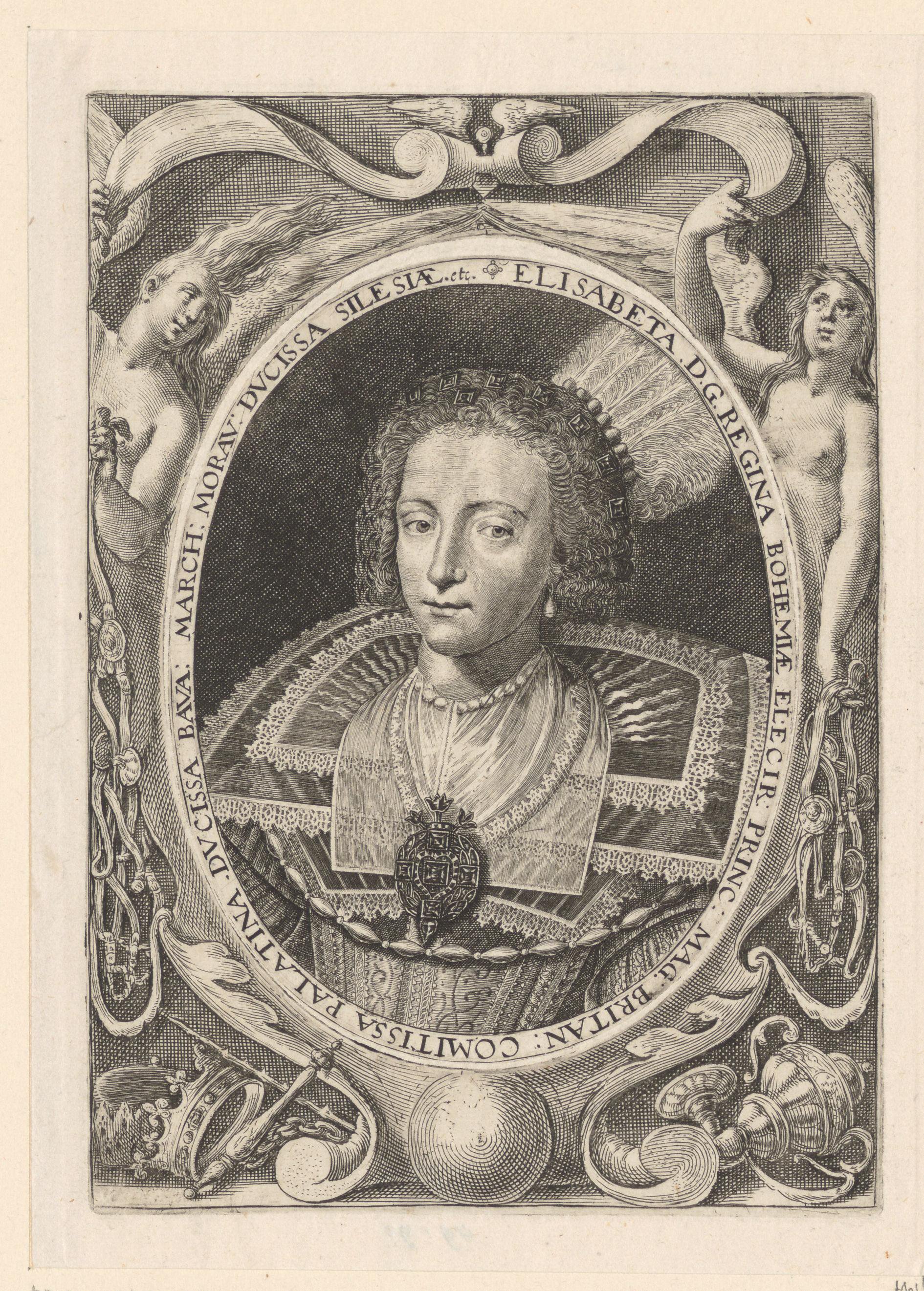 Portret van Elisabeth Stuart