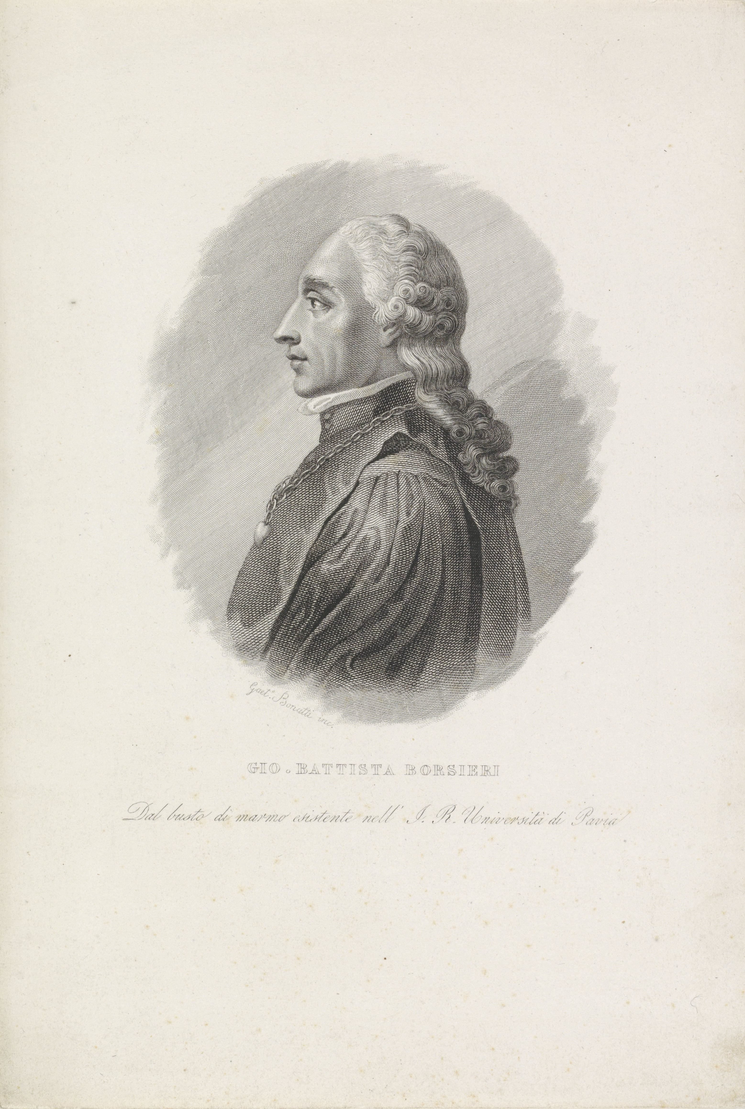 Portret van Giovanni Battista Borsieri