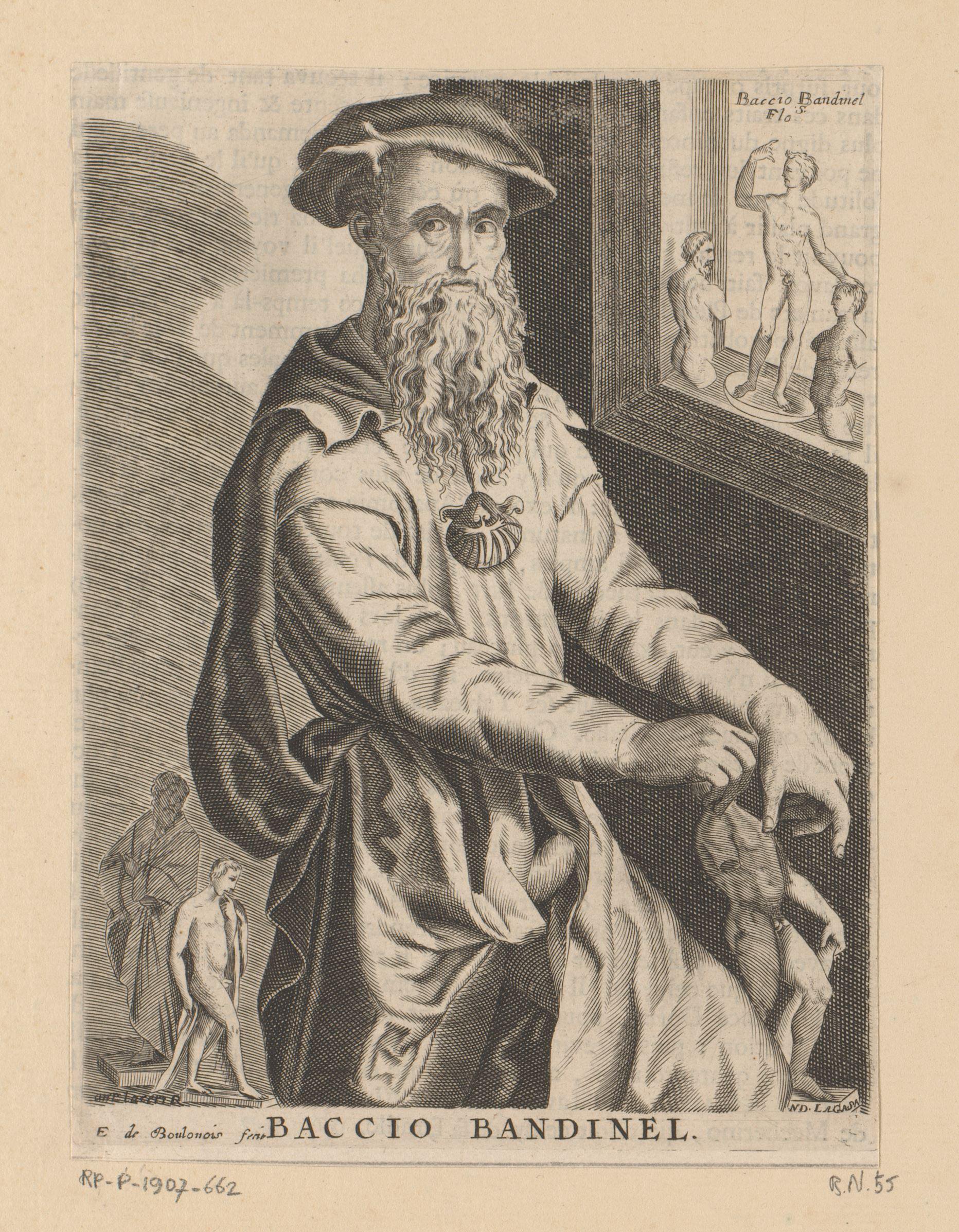 Portret van Baccio Bandinelli
