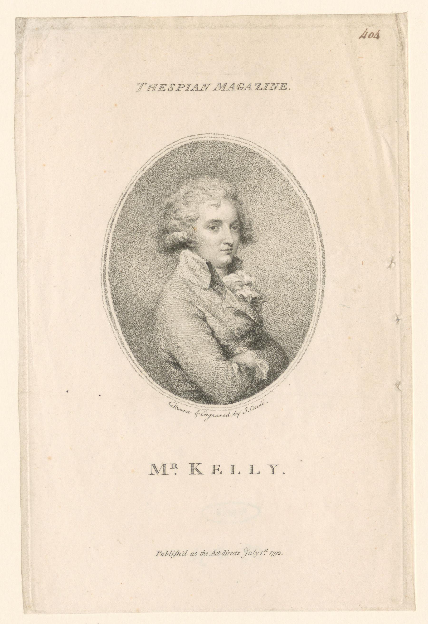 Portret van Michael Kelly