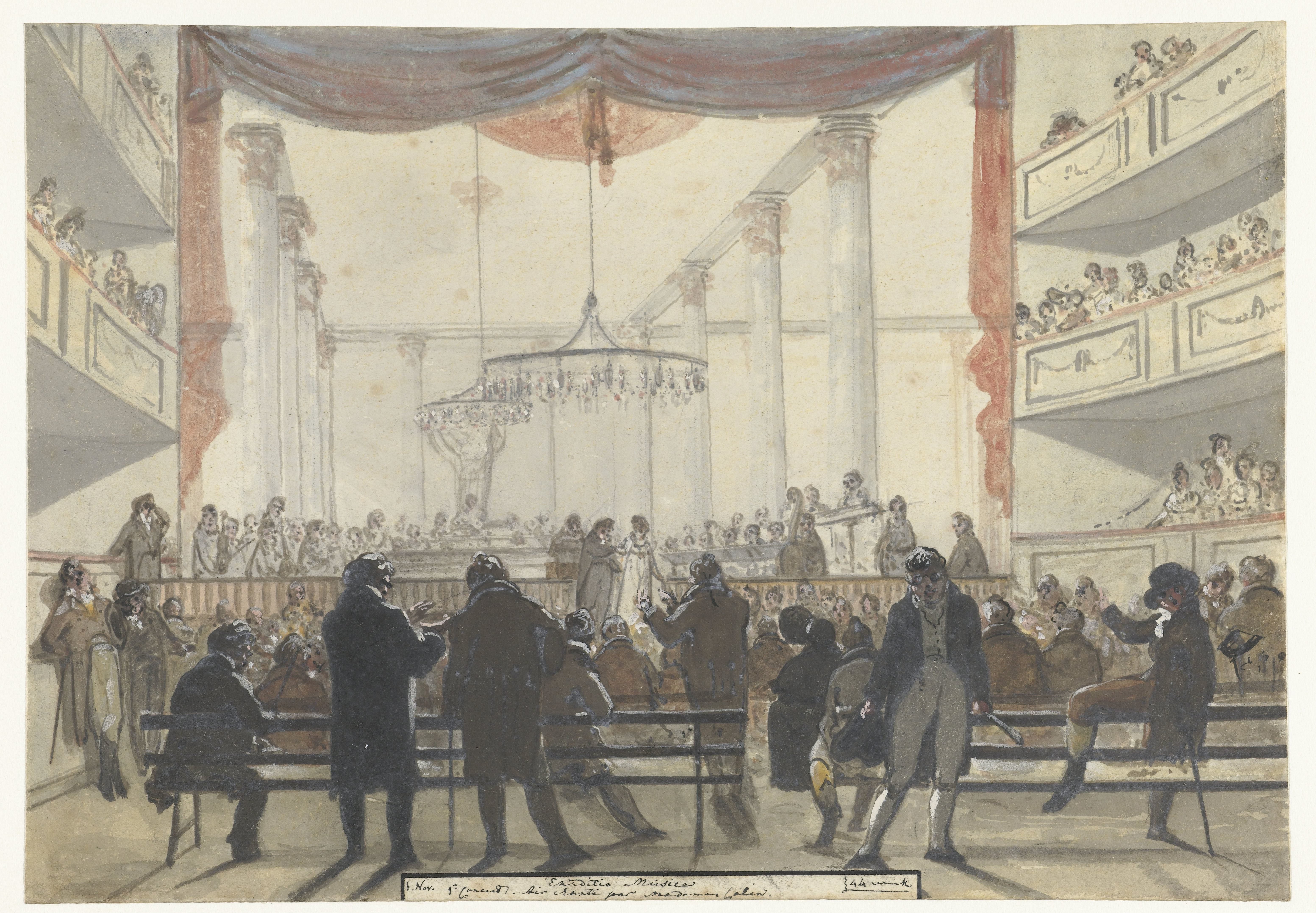 ‘Eruditio Musica, Air chanté par madame Colin’