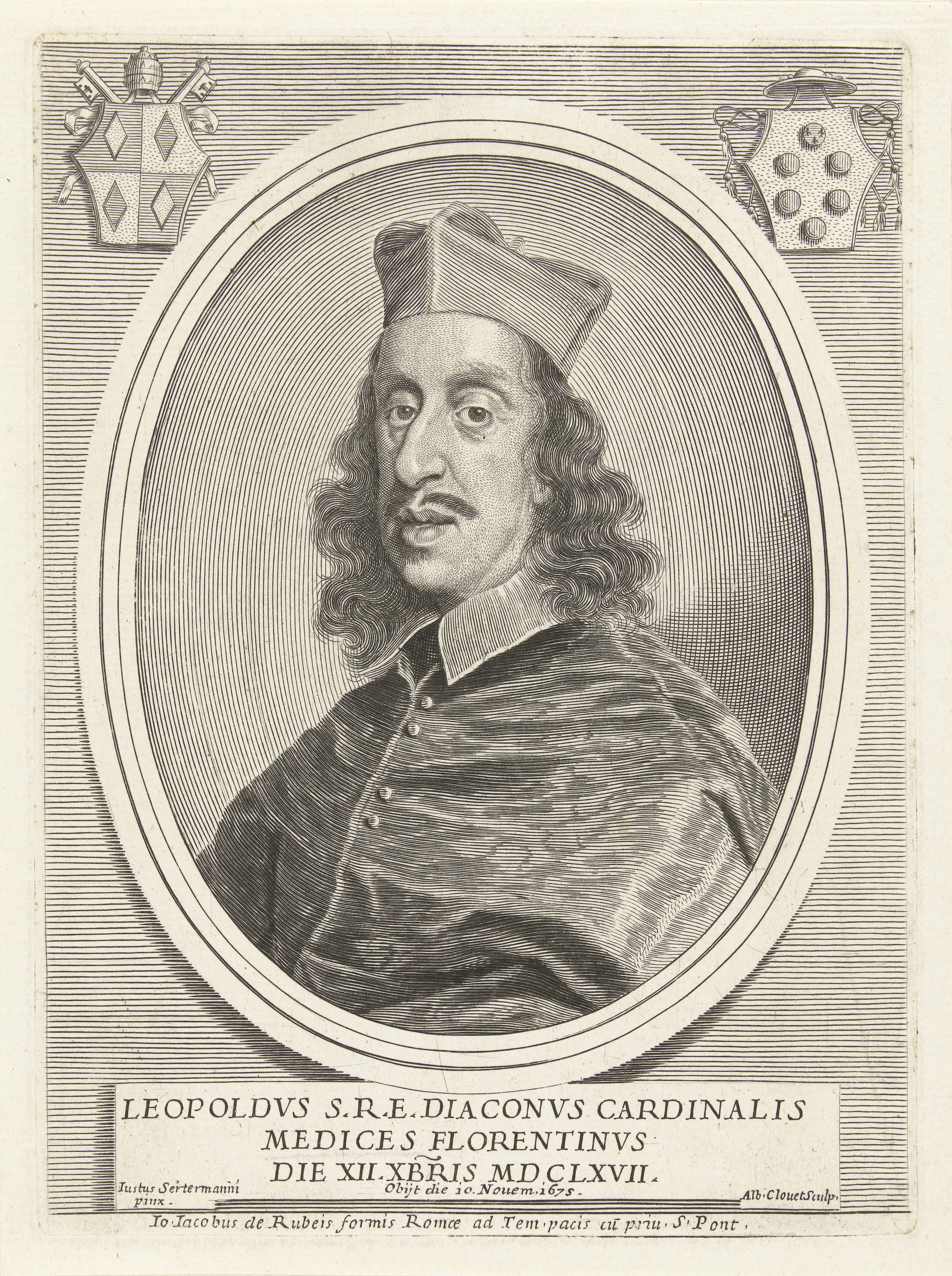 Portret van kardinaal Leopoldo de' Medici