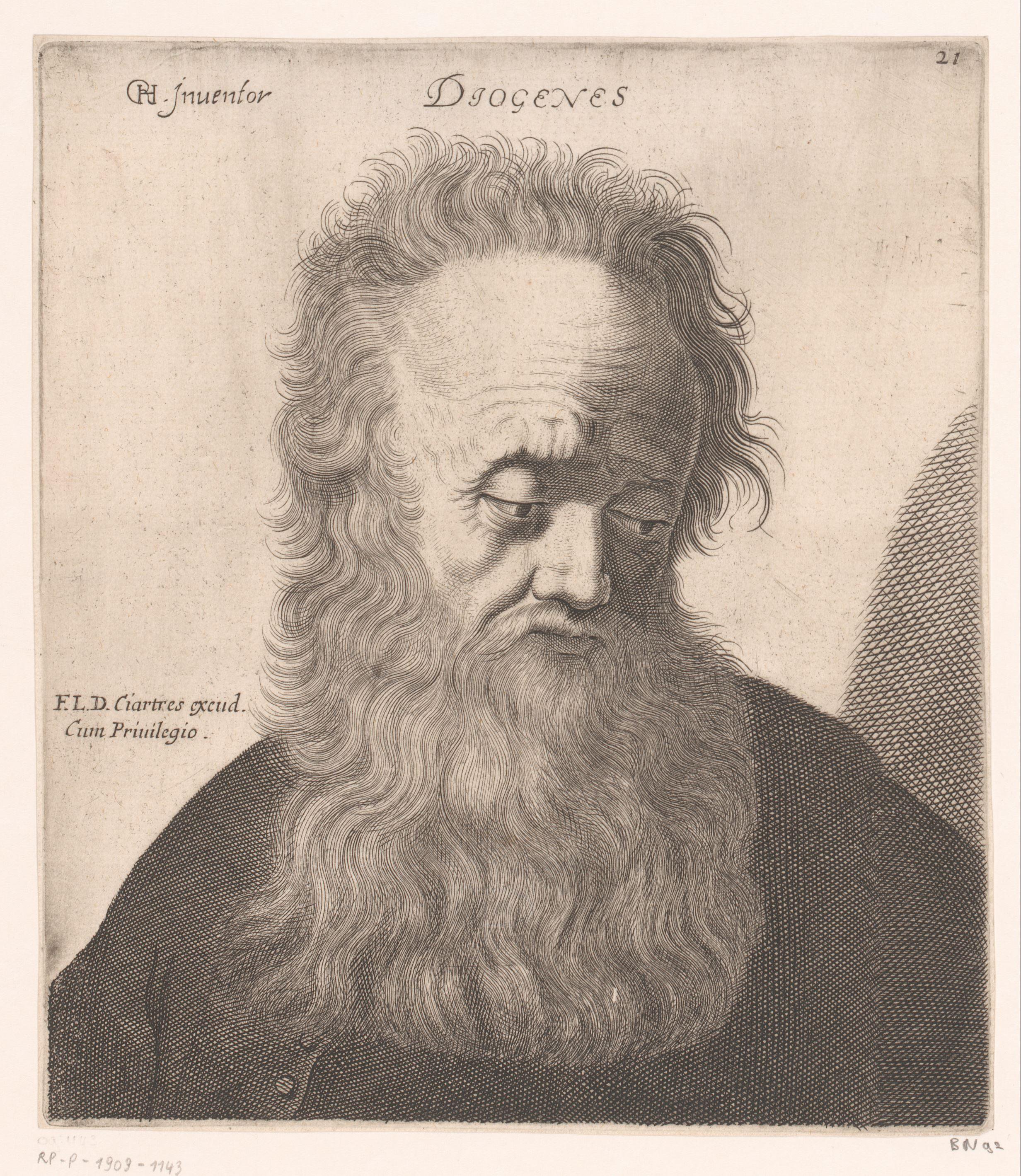 Portret van Diogenes van Sinope